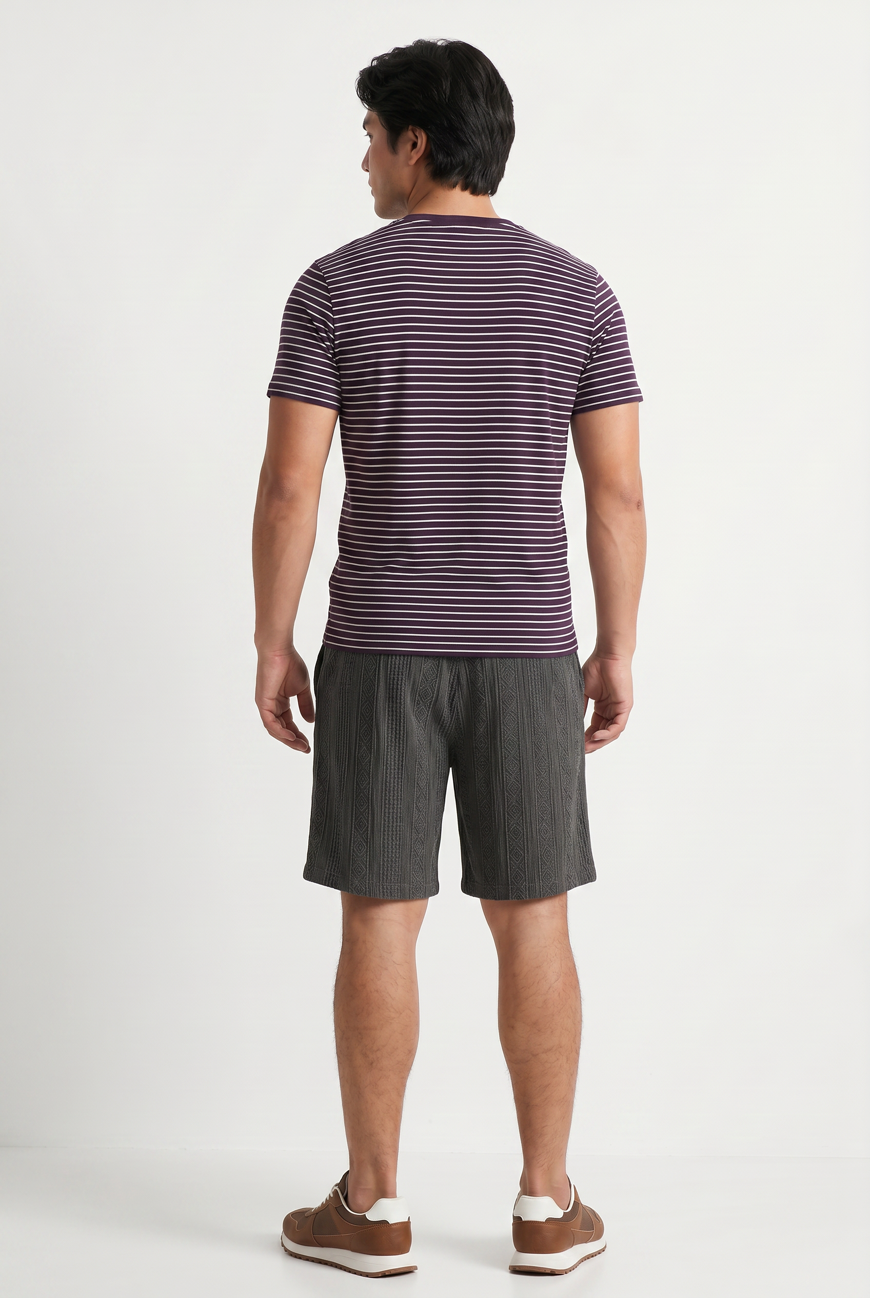 Black Relaxed Utility Shorts