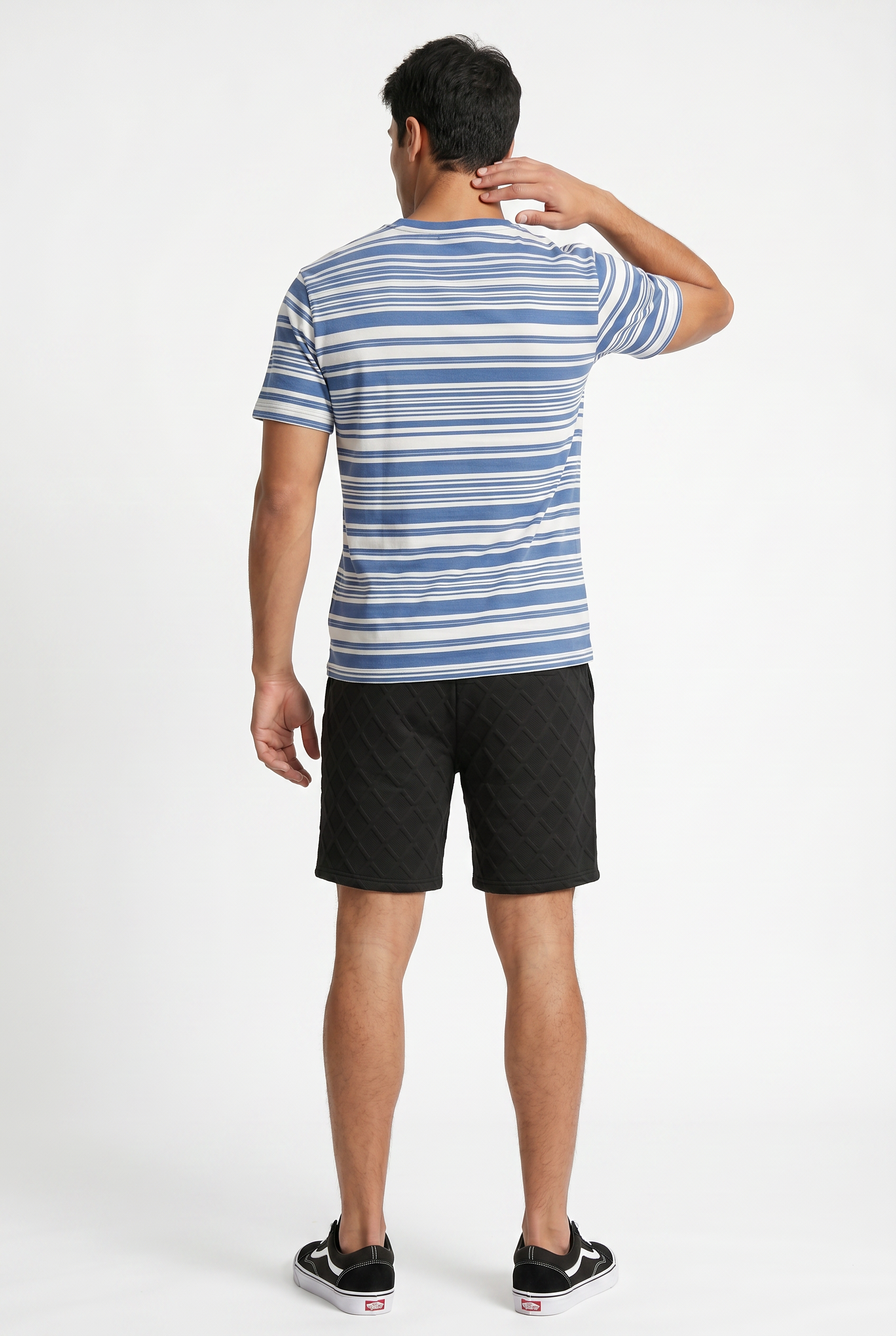 Black Relaxed Drawstring Shorts