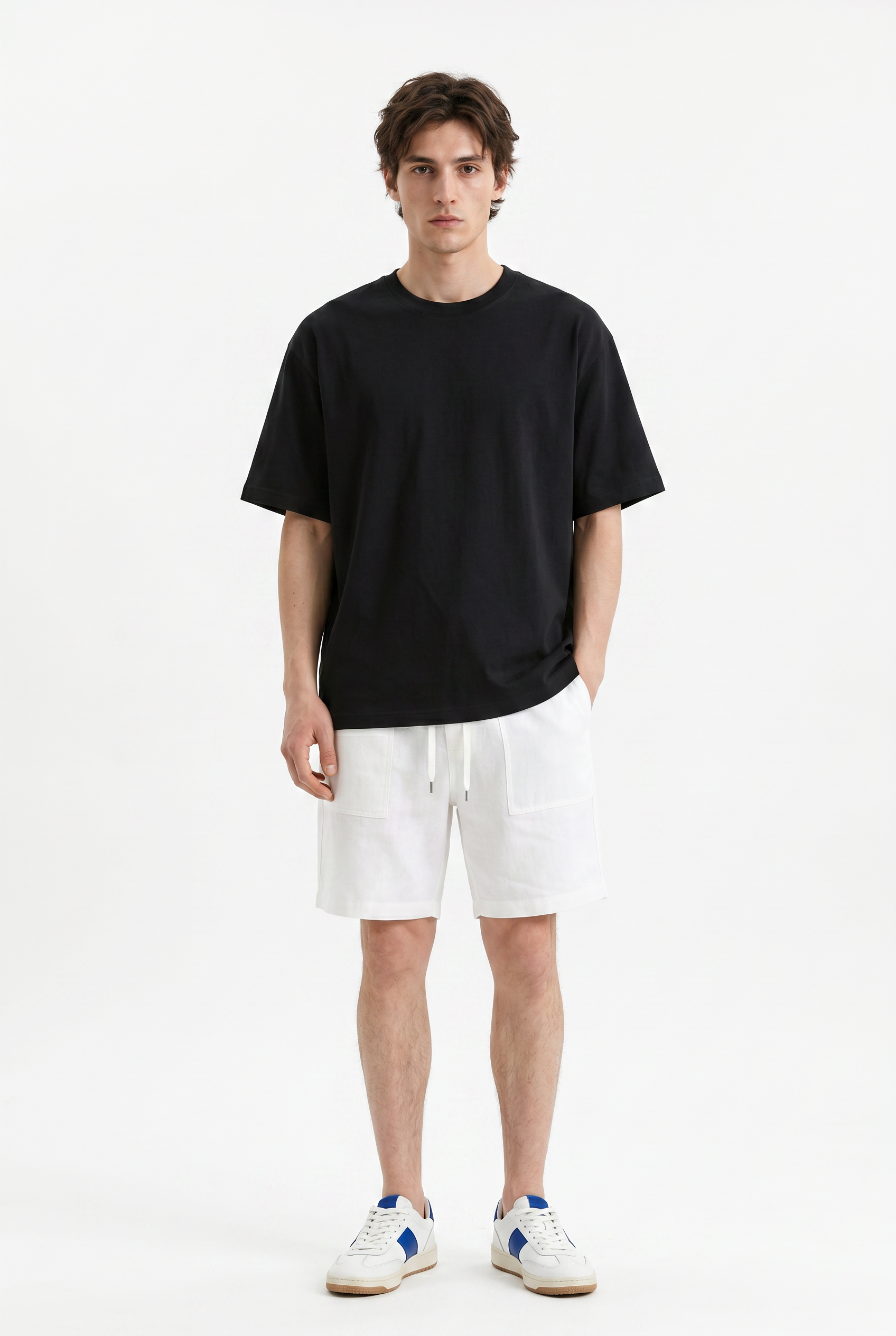 Black Relaxed Graphic Tee