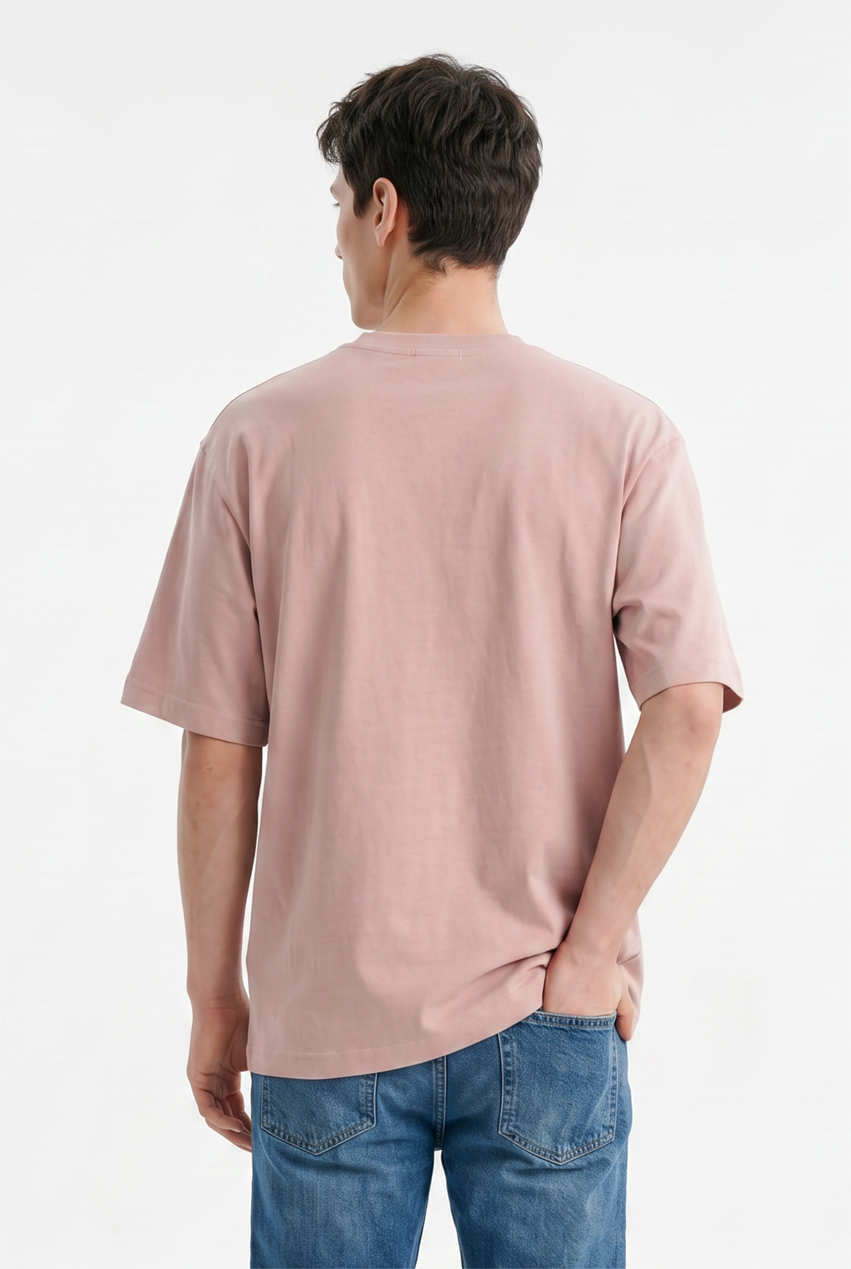 Pink Relaxed Oversized Tee
