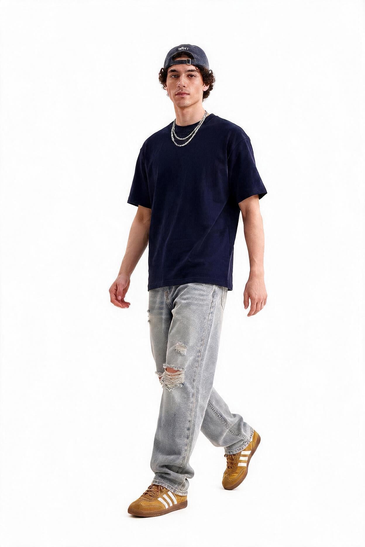 Yellow Oversized Drop Shoulder Tee