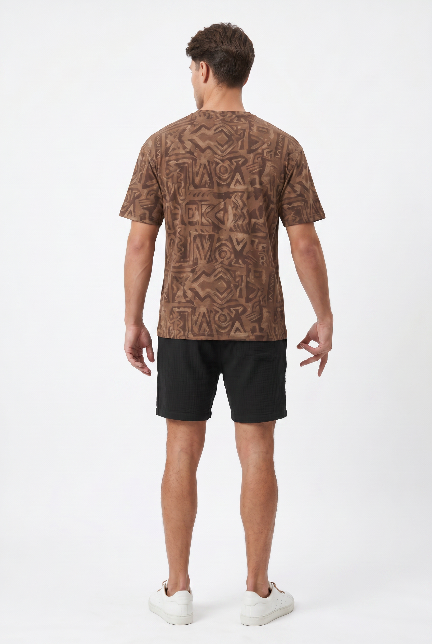 Black Relaxed Cargo Shorts