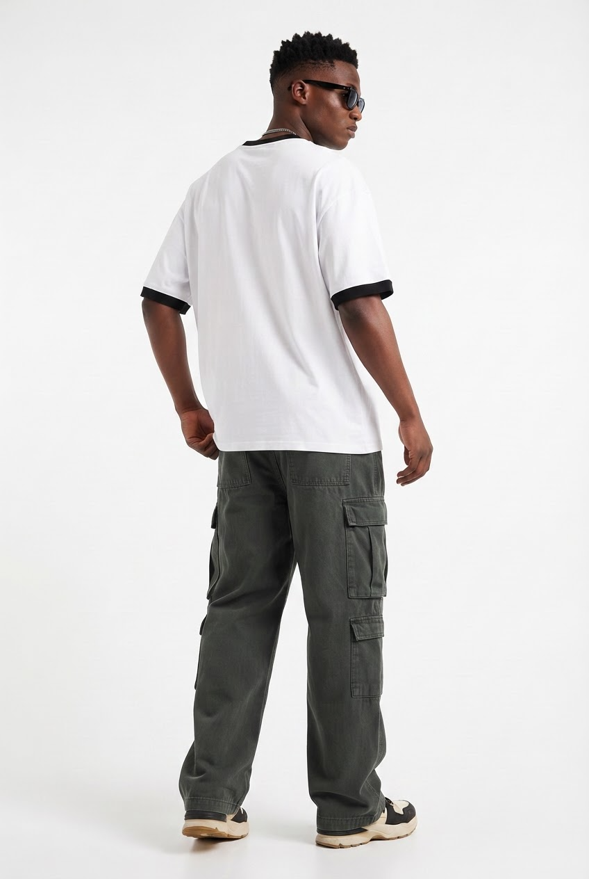 White Crew Neck Essential Tee