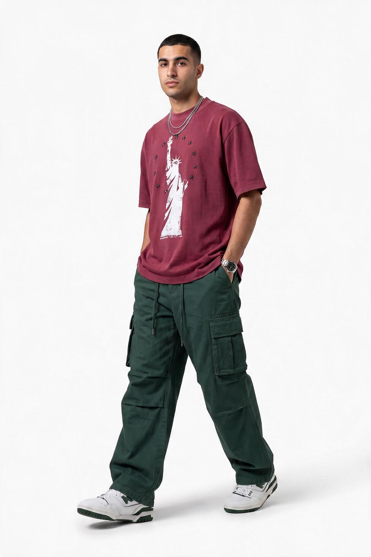 Red Round Neck T-Shirt