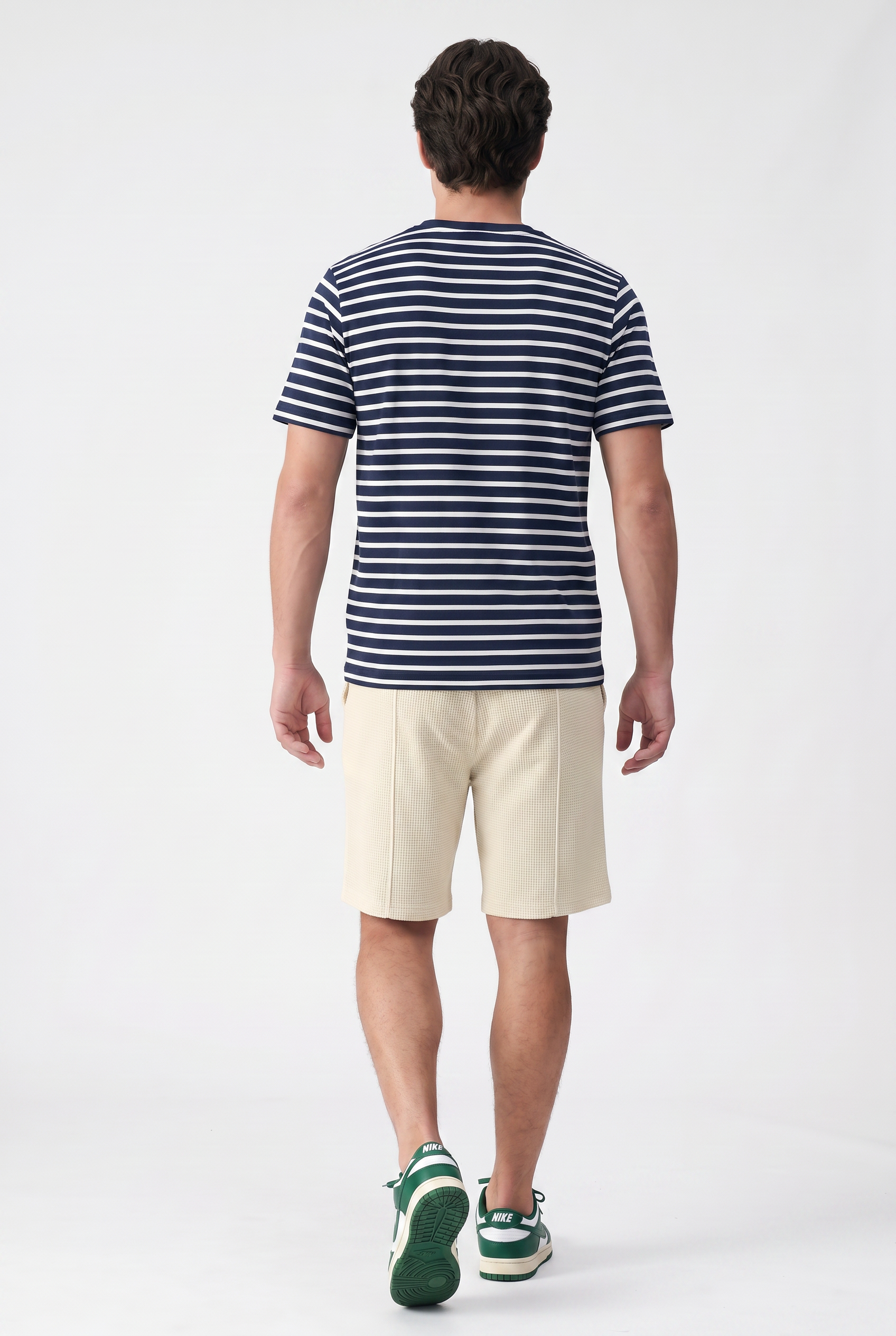 Cream Relaxed Casual Shorts