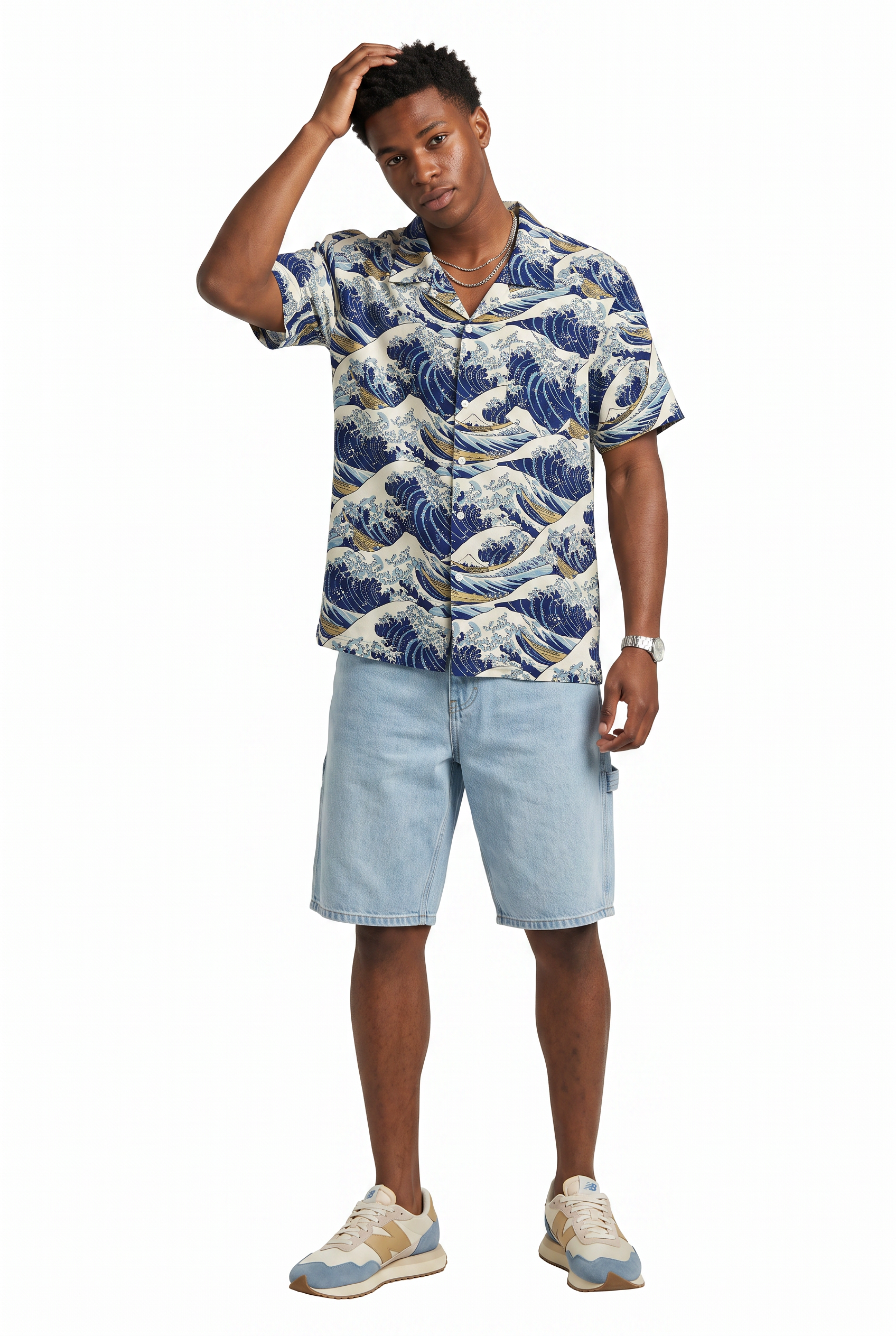 Sky Blue Chest Pocket Casual Shirt