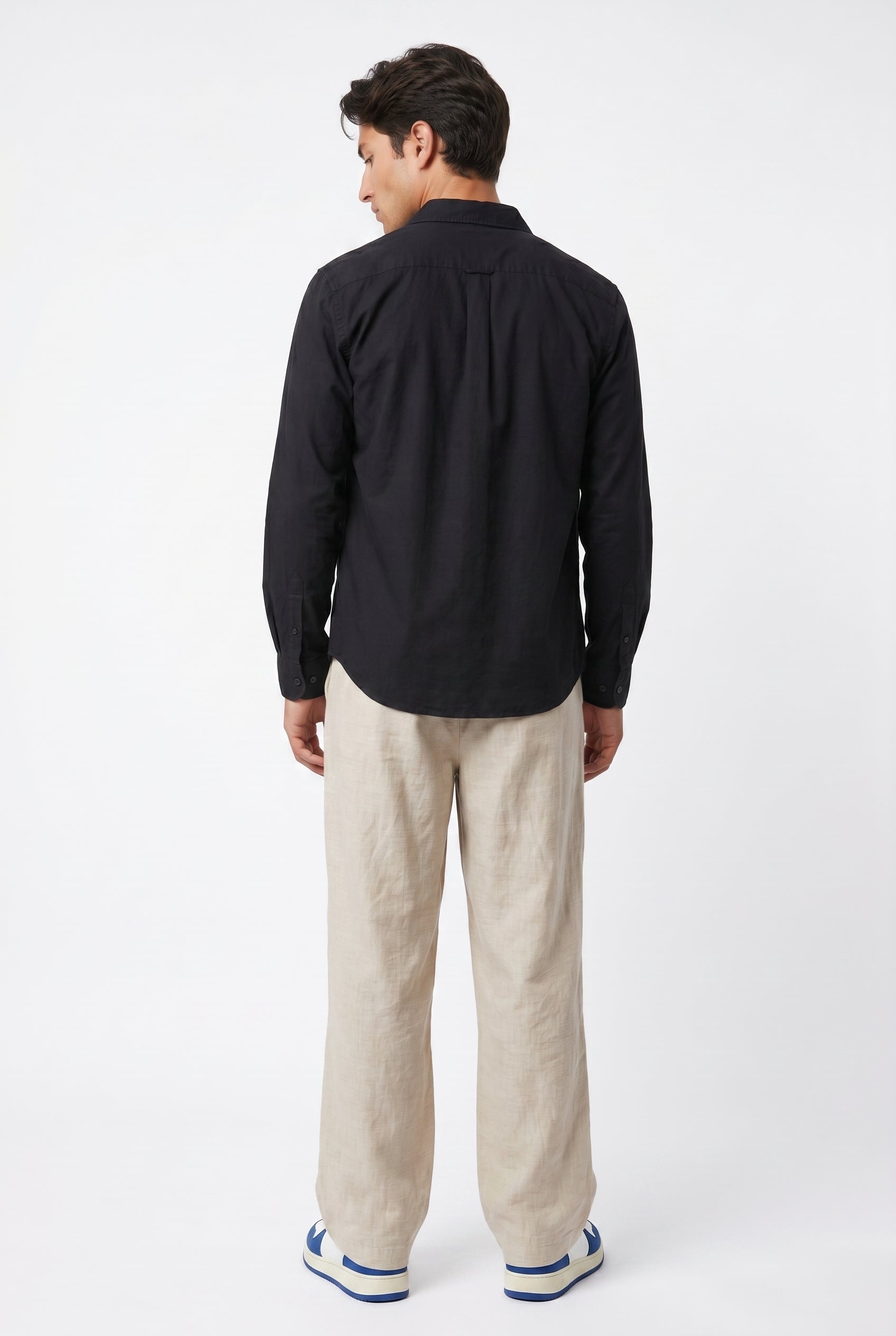 Beige Relaxed Casual Trouser