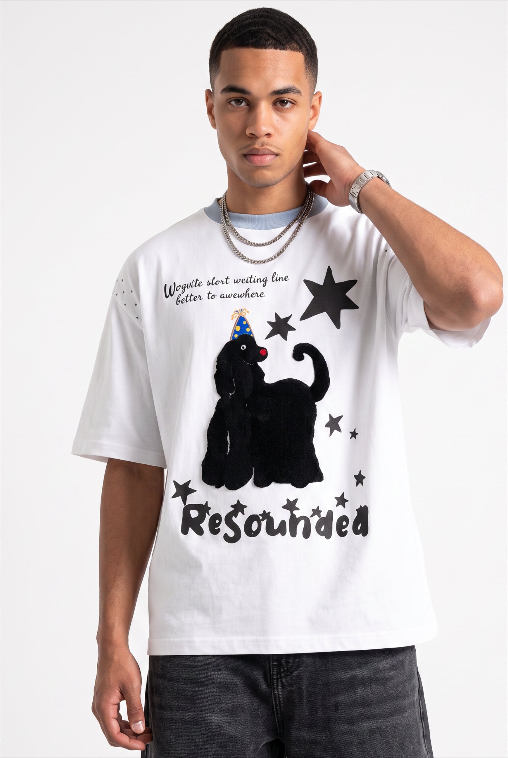 White Crew Neck Essential Tee