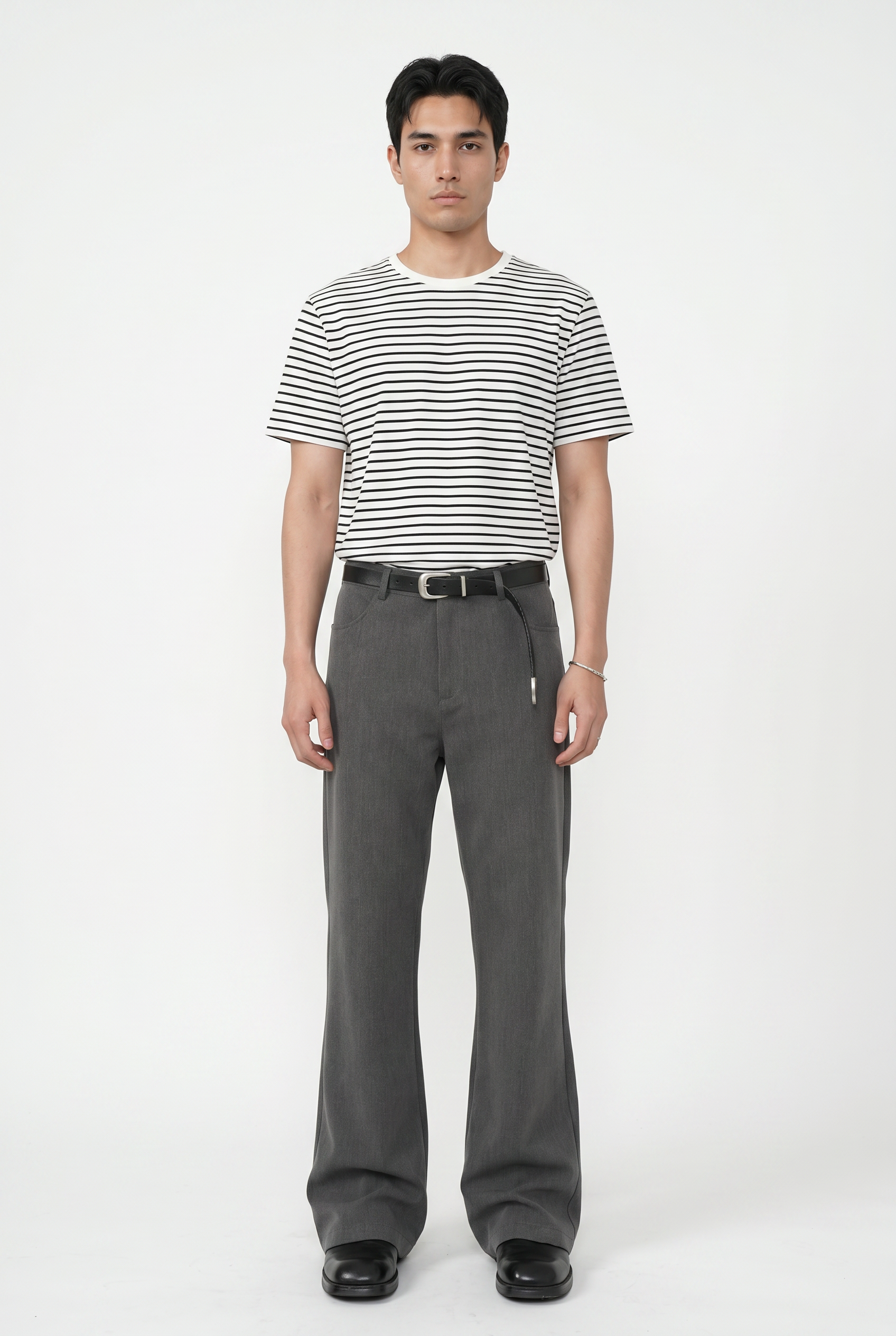 Grey Relaxed Casual Trouser