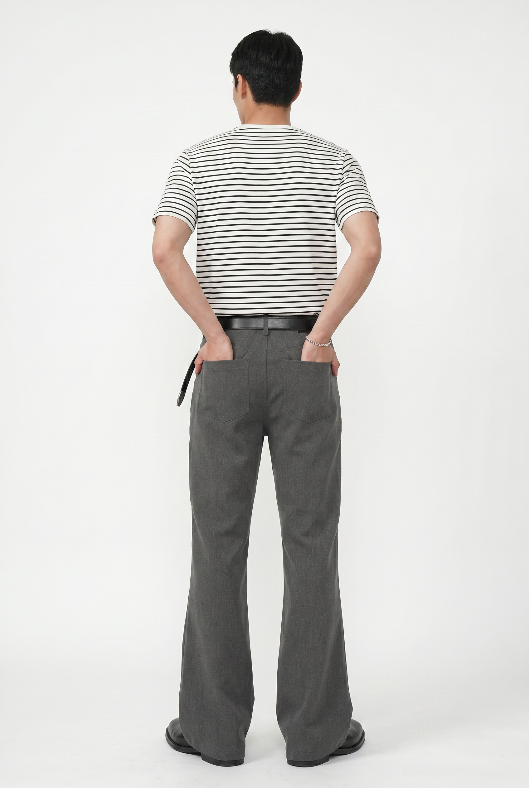 Grey Relaxed Casual Trouser