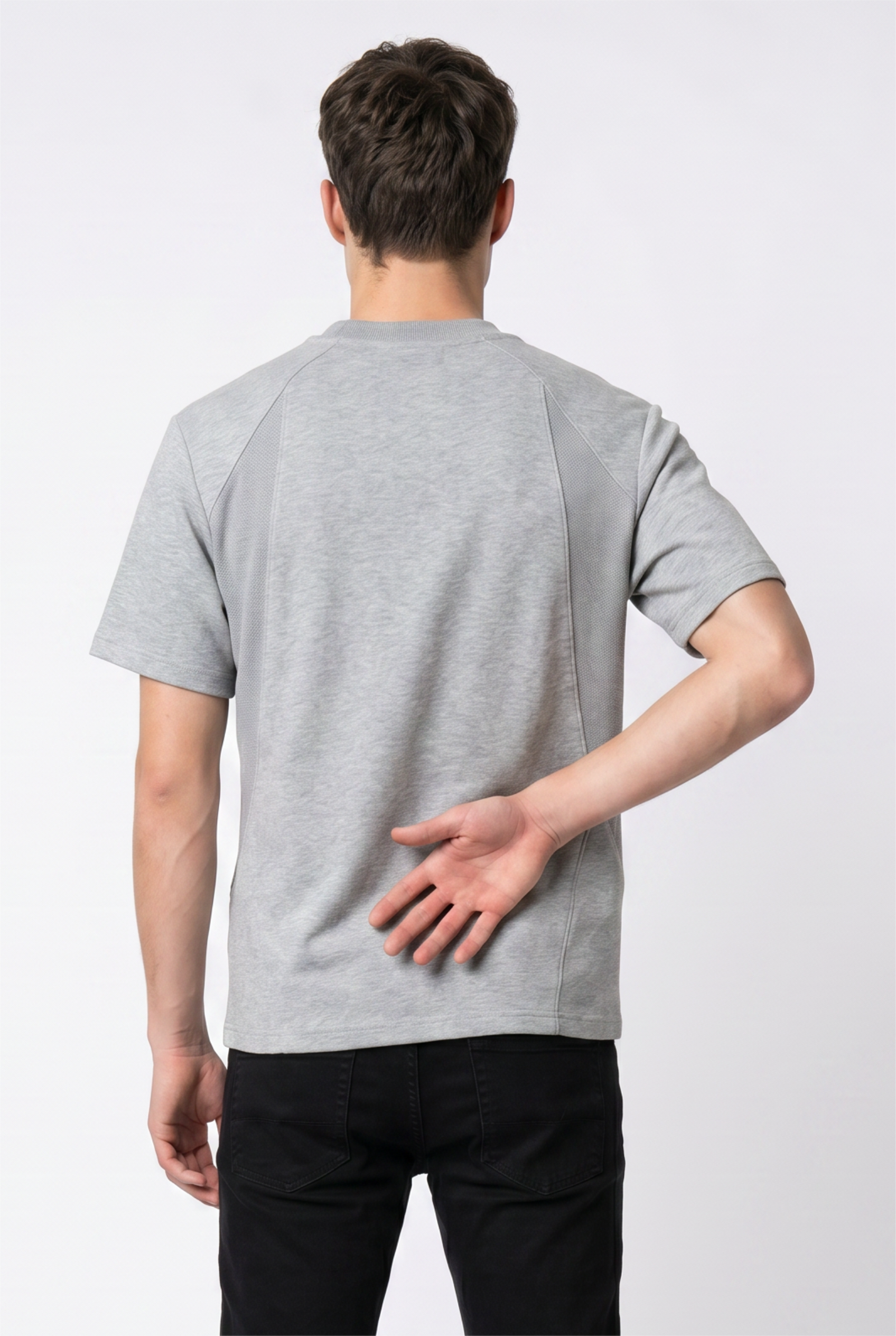 Grey Relaxed Drop Shoulder Tee