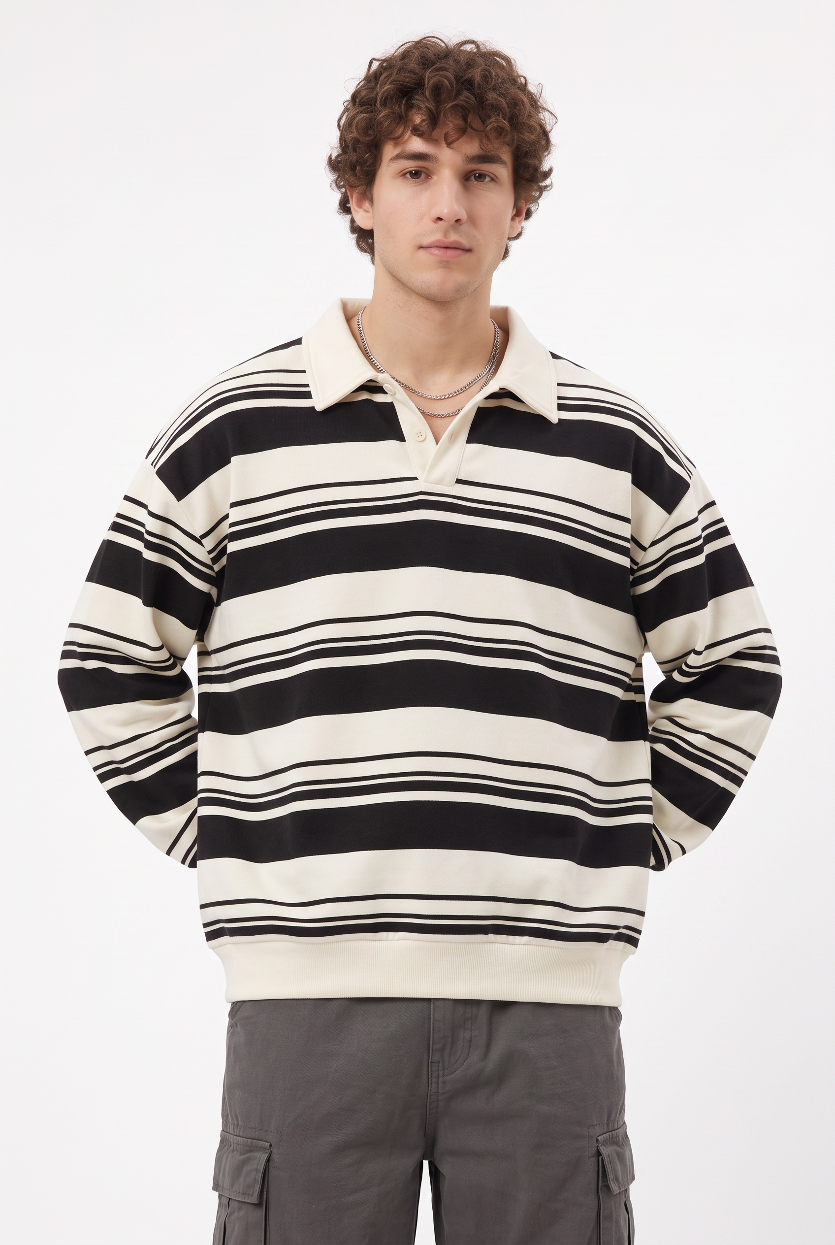 Black Dropped Shoulder Oversized Tee