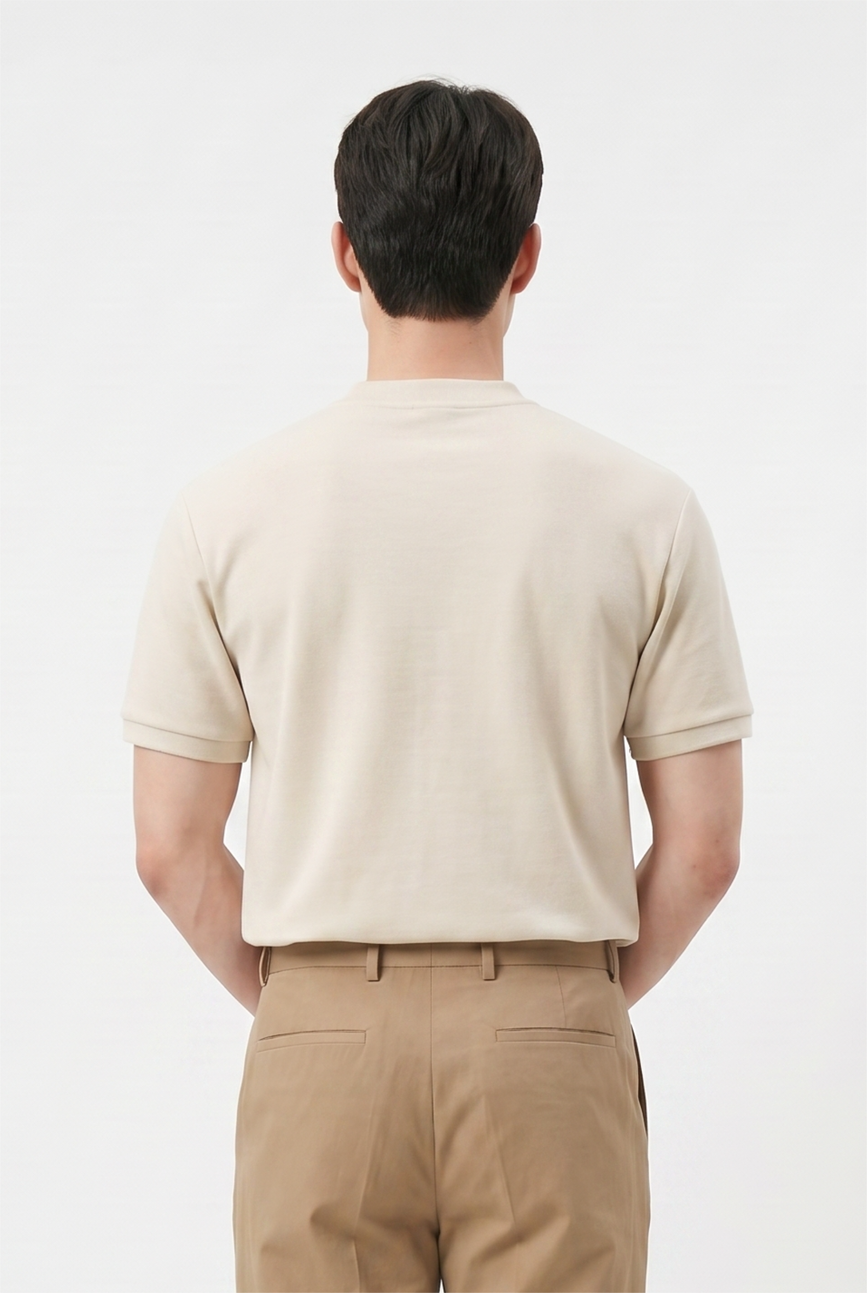 Beige Relaxed Oversized Tee