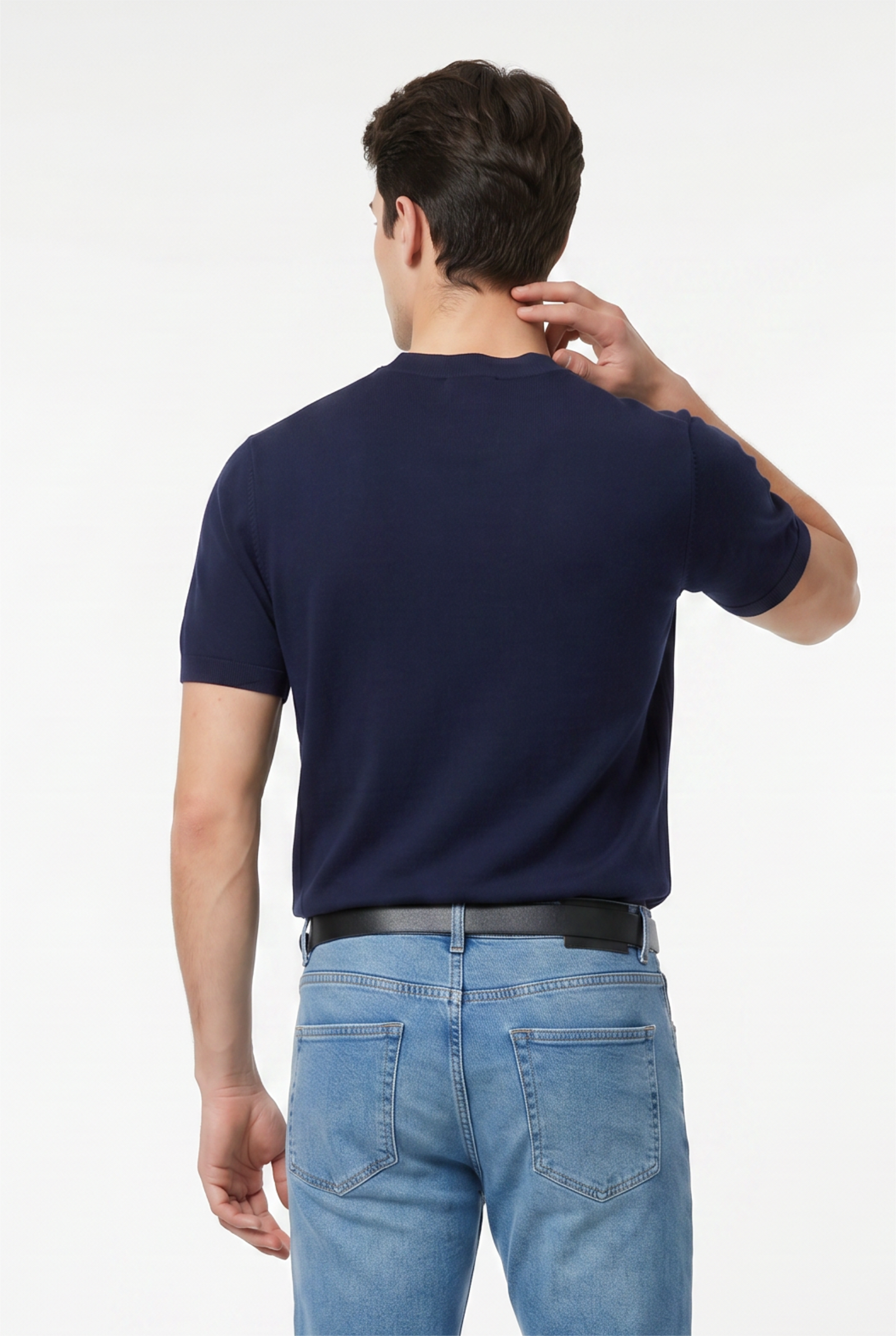 Blue Relaxed Graphic Tee