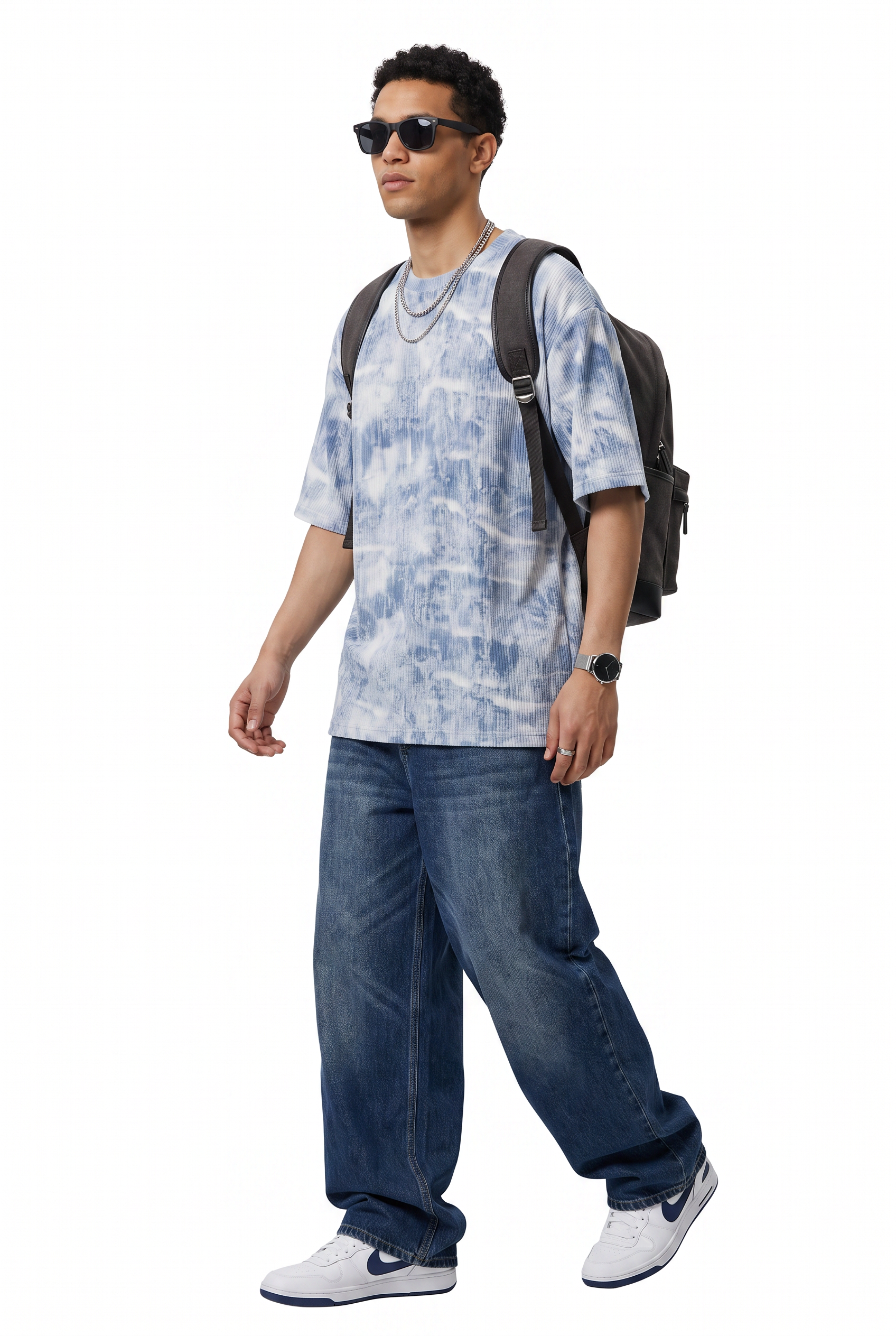 Sky Blue Crew Neck T-Shirt