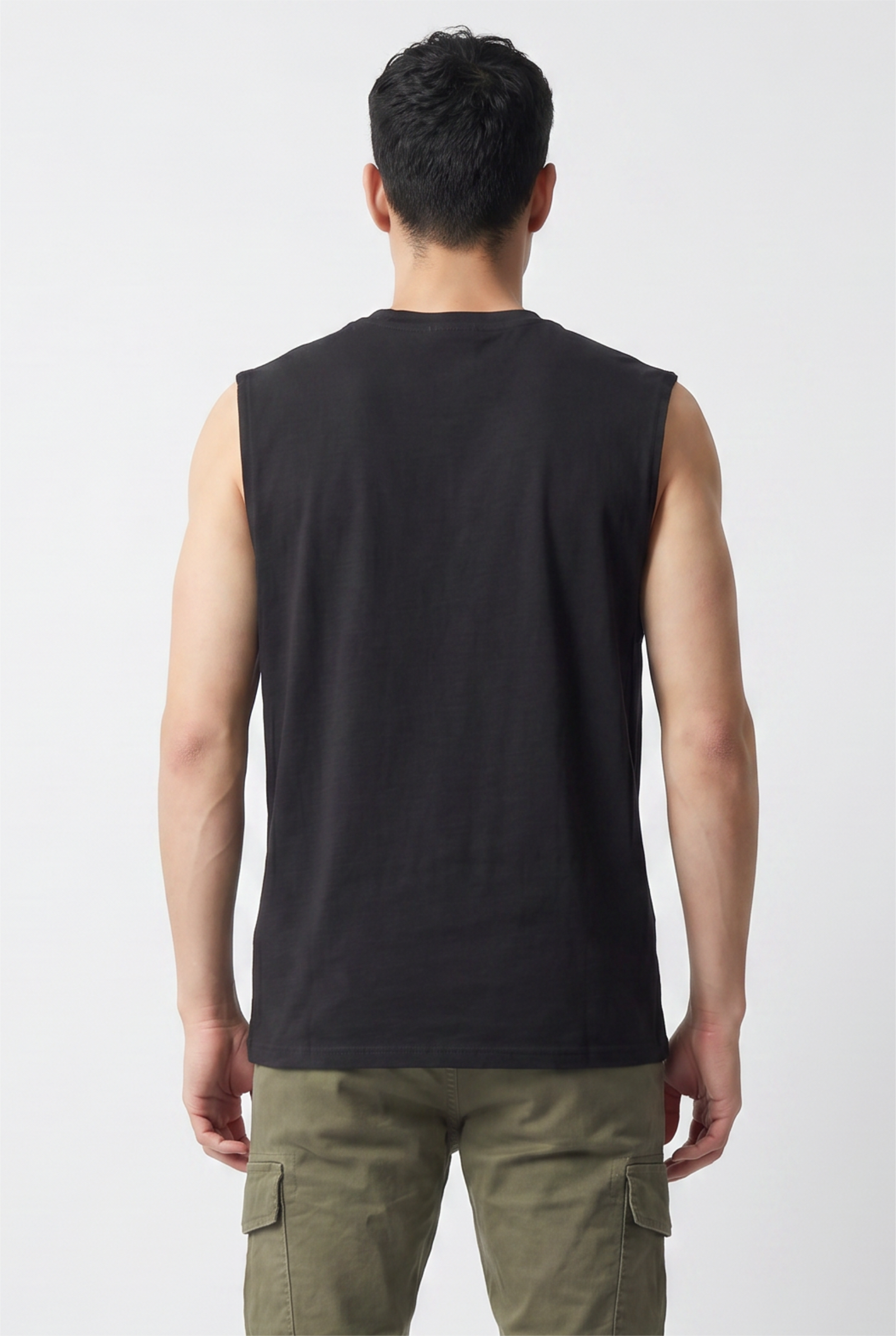 Black Relaxed Oversized Tee