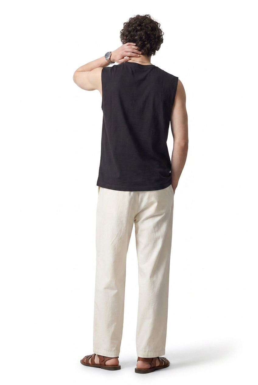 Black Dropped Shoulder Oversized Tee