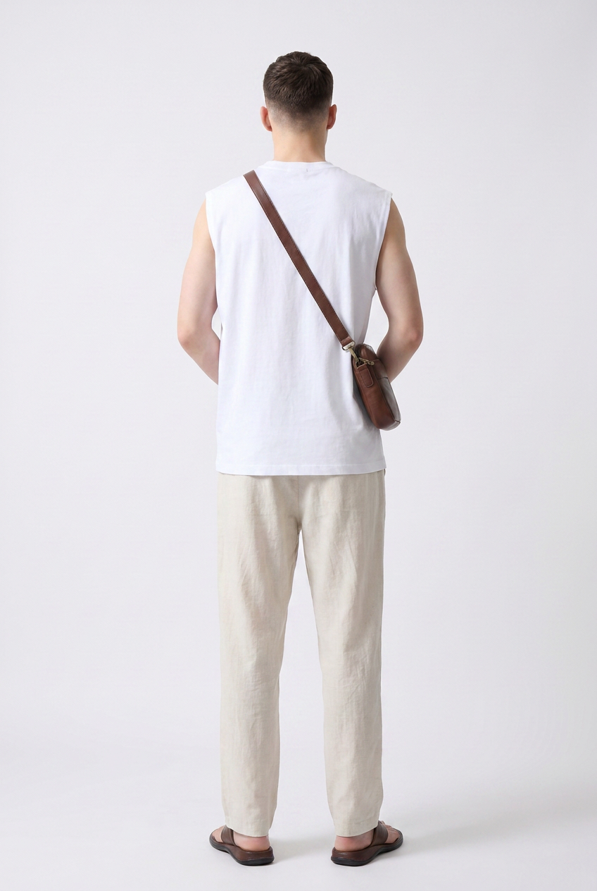 White Crew Neck Essential Tee