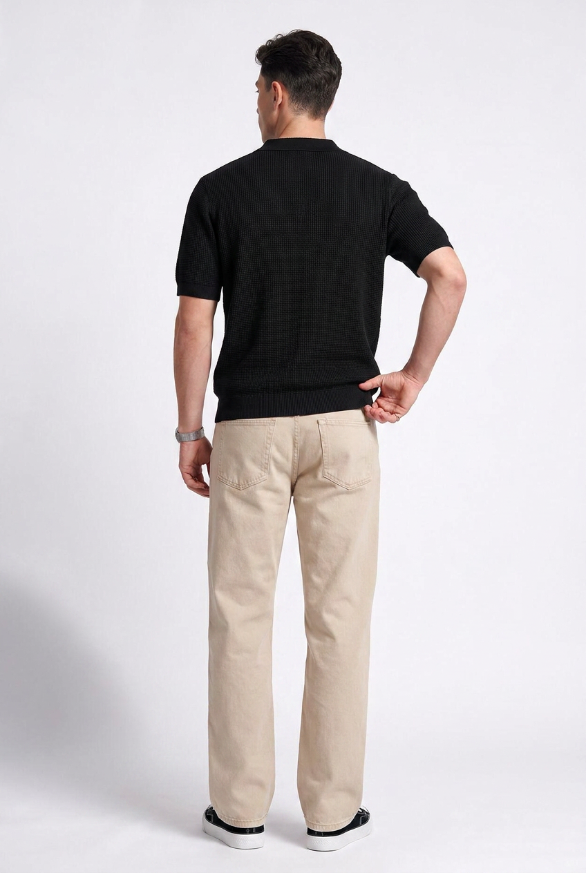 Black Oversized Drop Shoulder Tee
