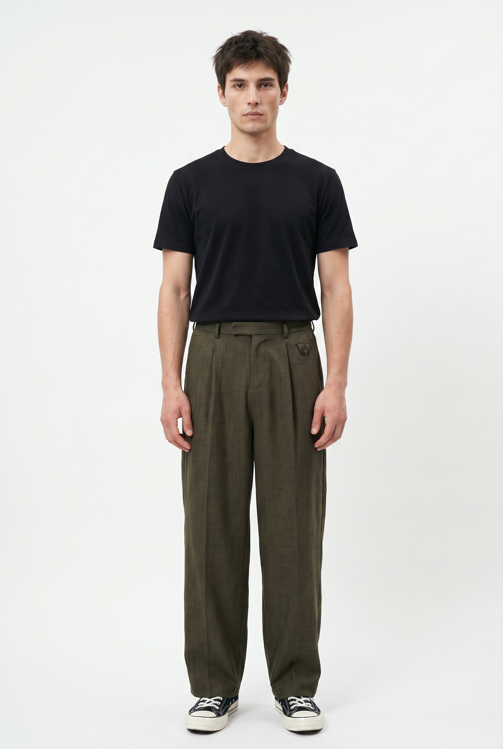 Brown Relaxed Casual Trouser