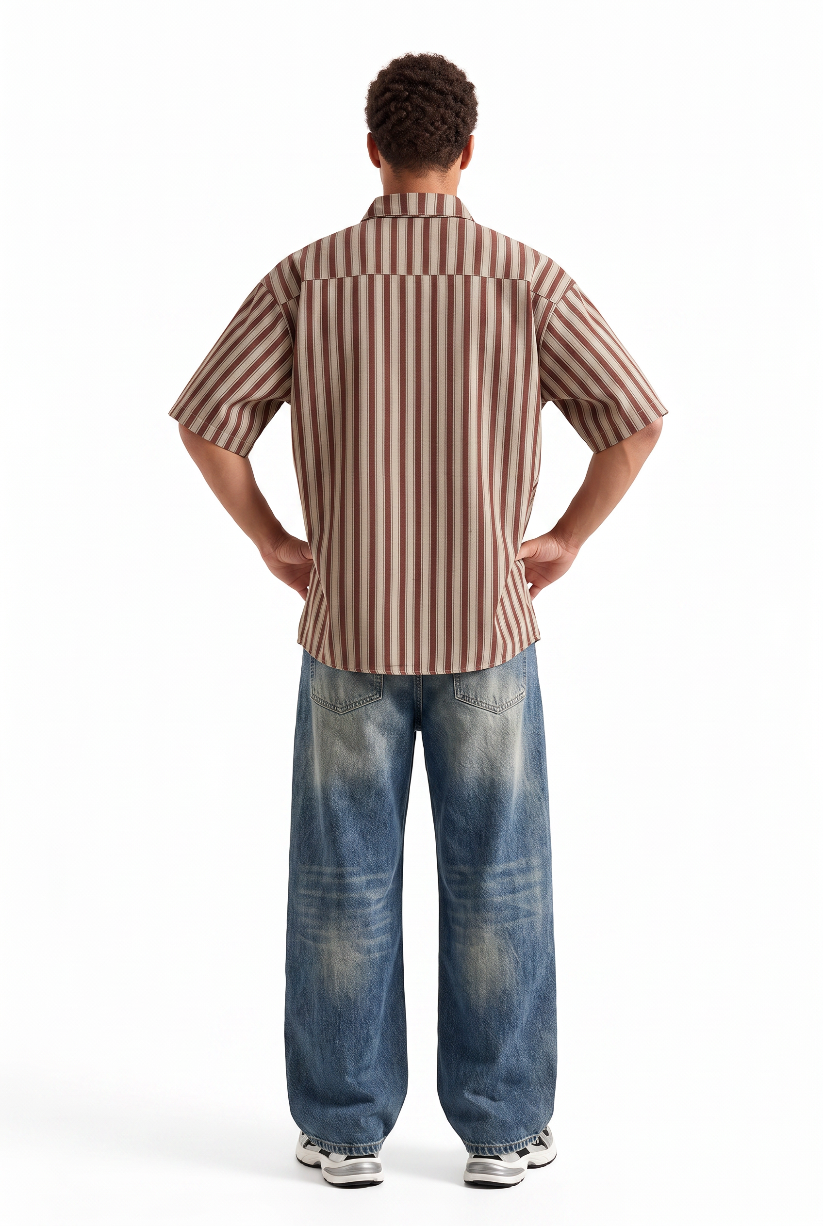 Brown Chest Pocket Casual Shirt