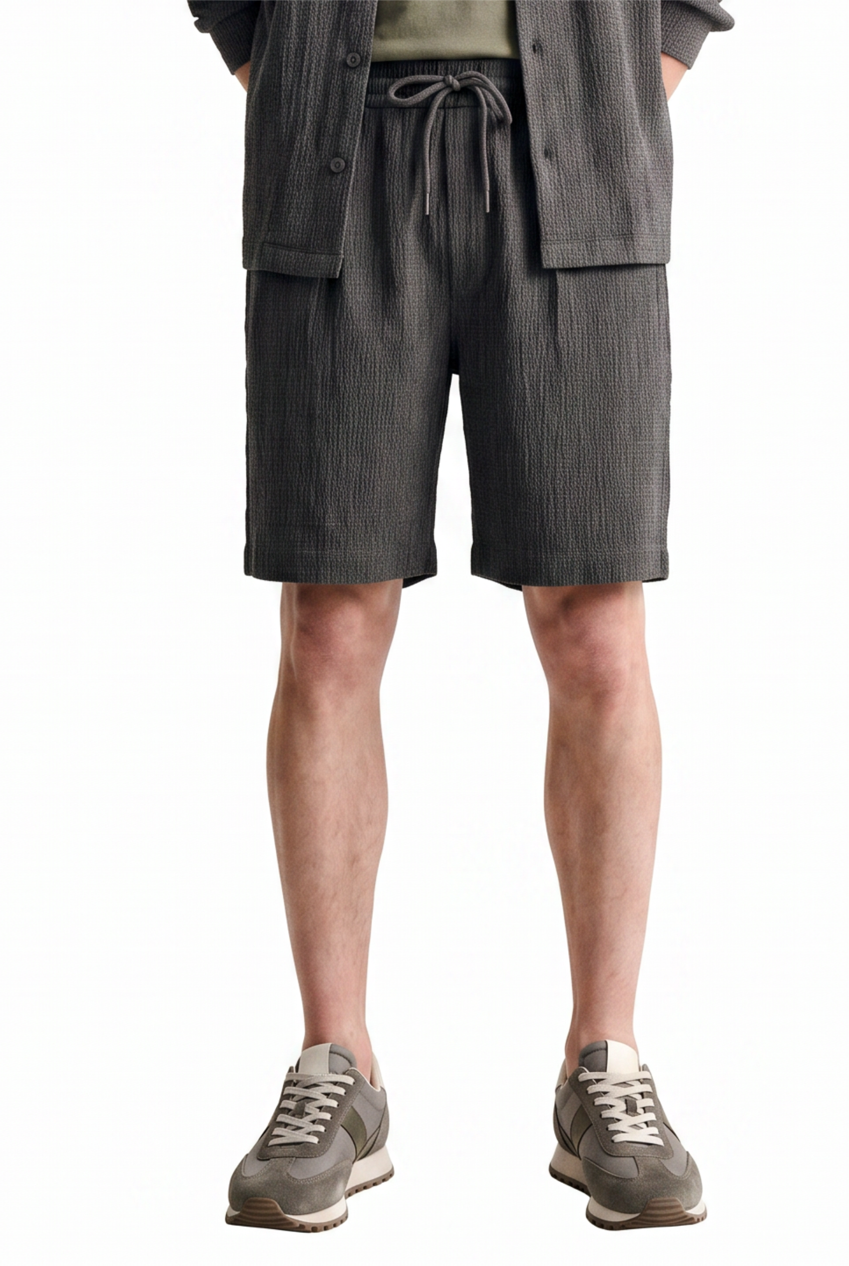 Olive Cargo Regular Shorts