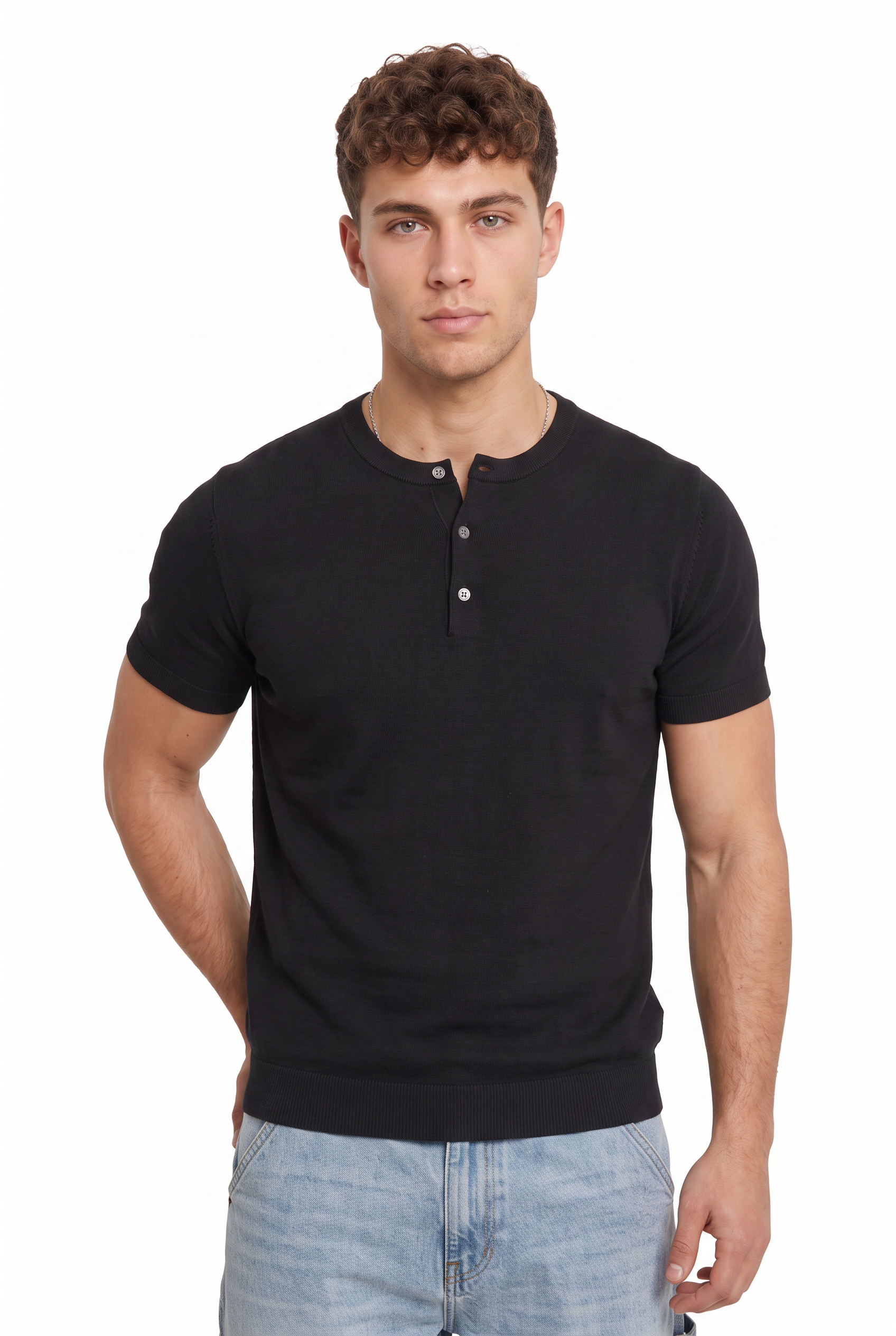 Black Dropped Shoulder Oversized Tee