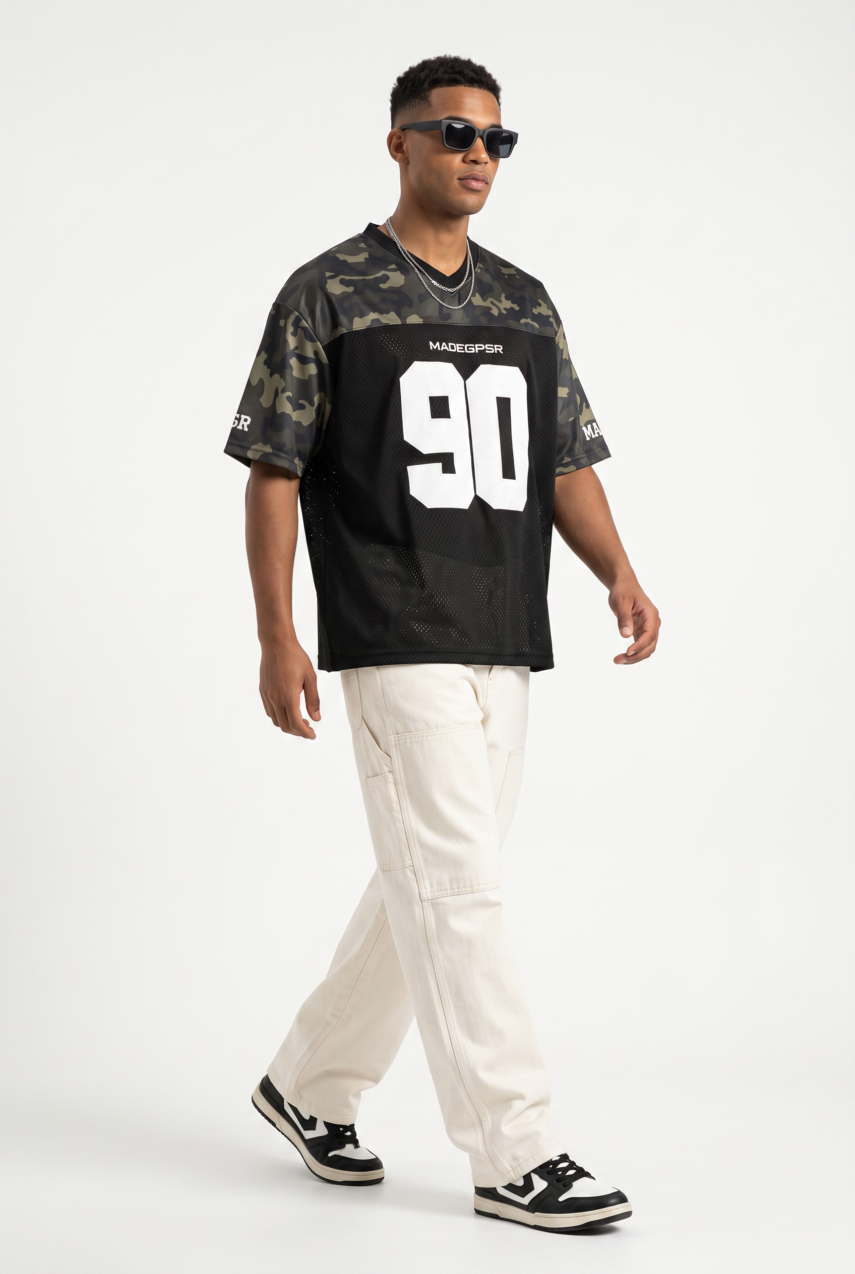 Black Dropped Shoulder Oversized Tee