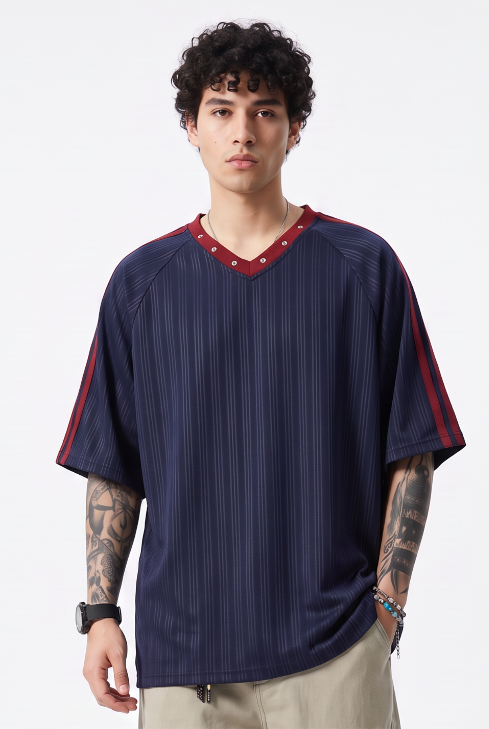 Cobalt Blue Round Neck T-Shirt