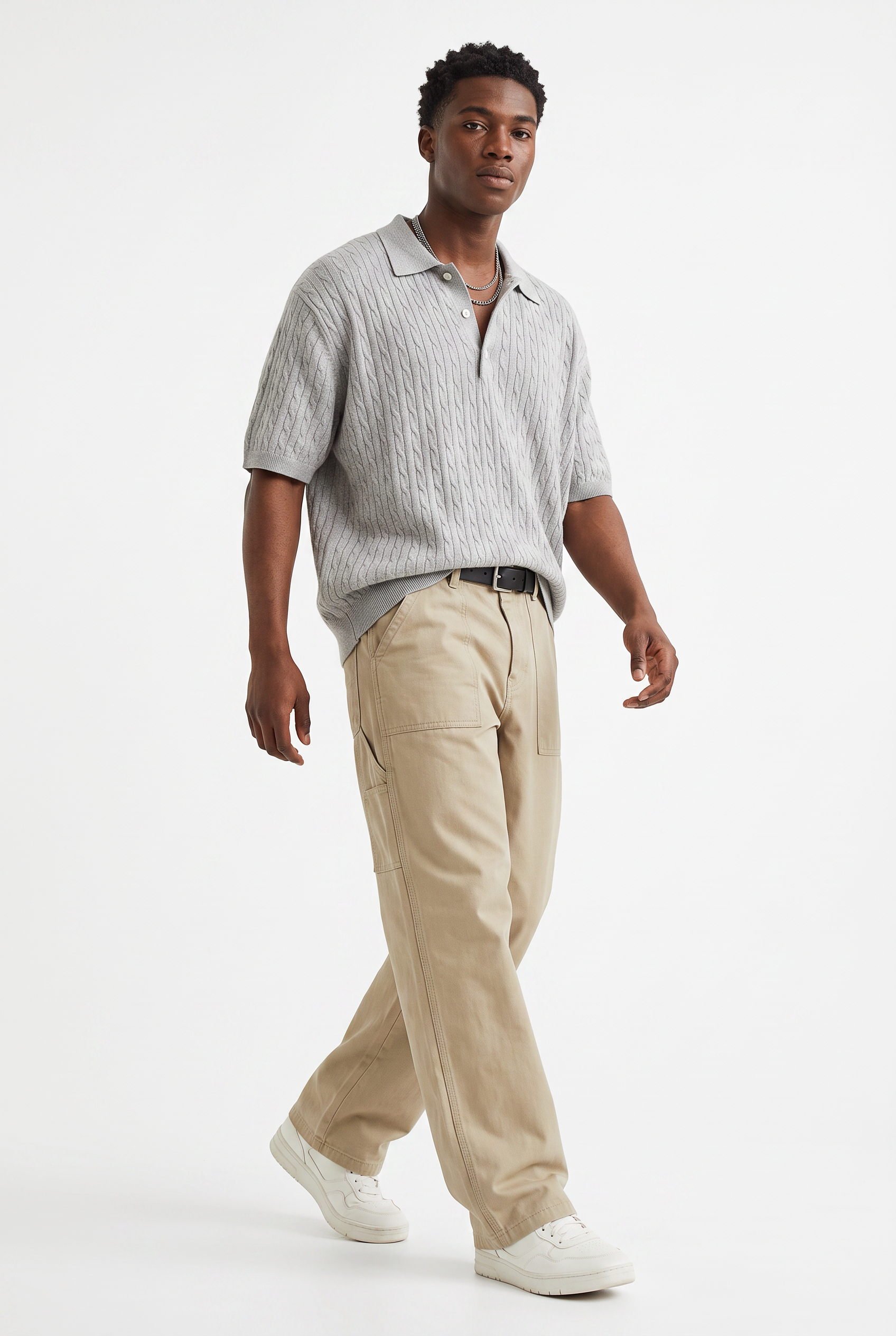 Olive Dropped Shoulder Oversized Tee
