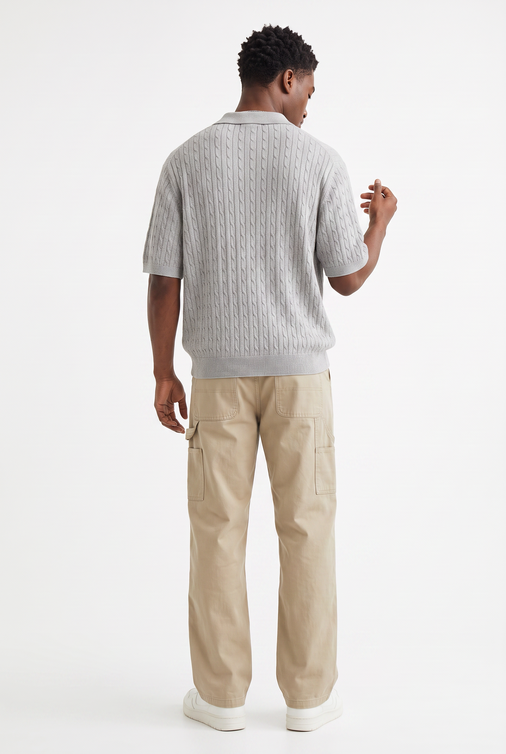 Olive Dropped Shoulder Oversized Tee