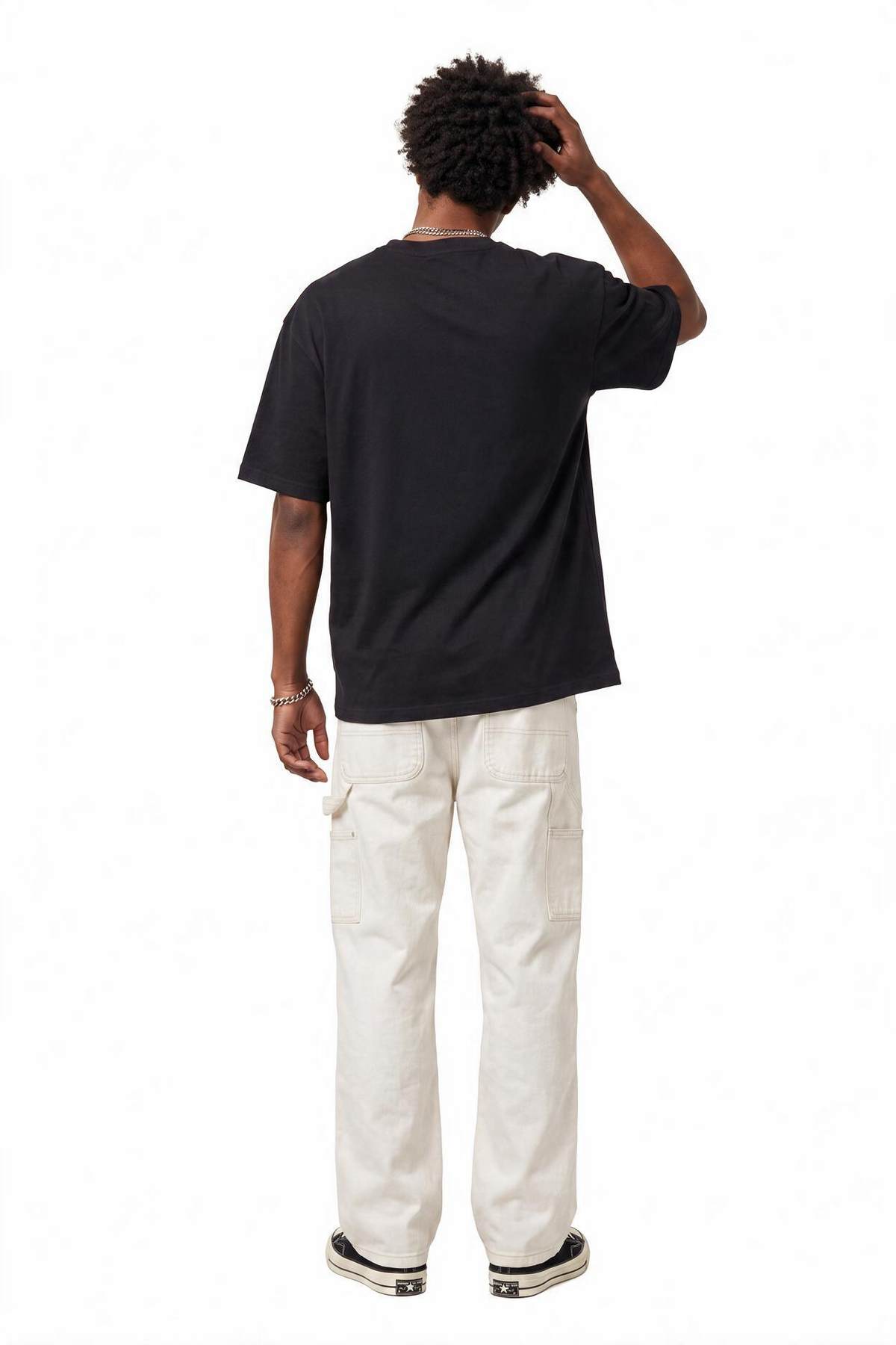 Oversized Black Graphic T-Shirt