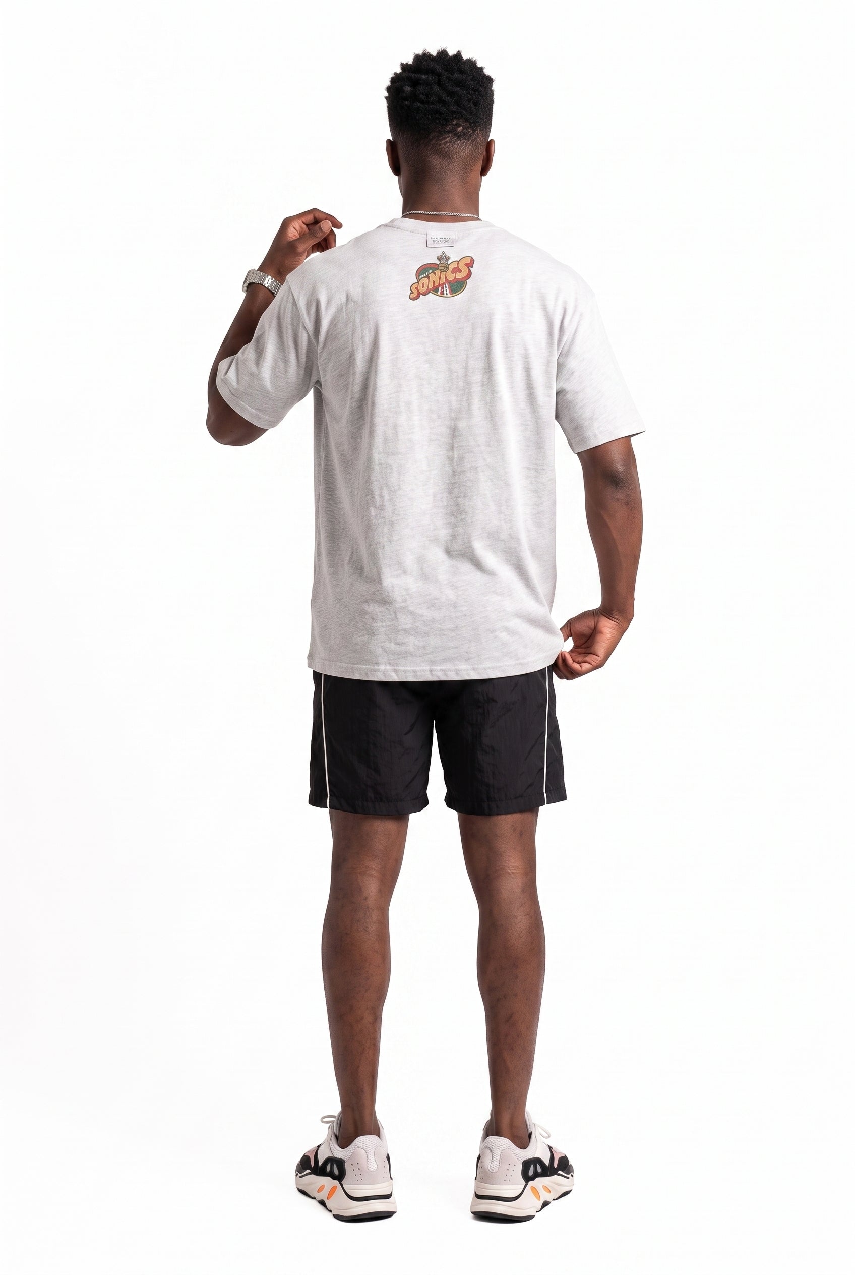 Black Drawstring Regular Shorts