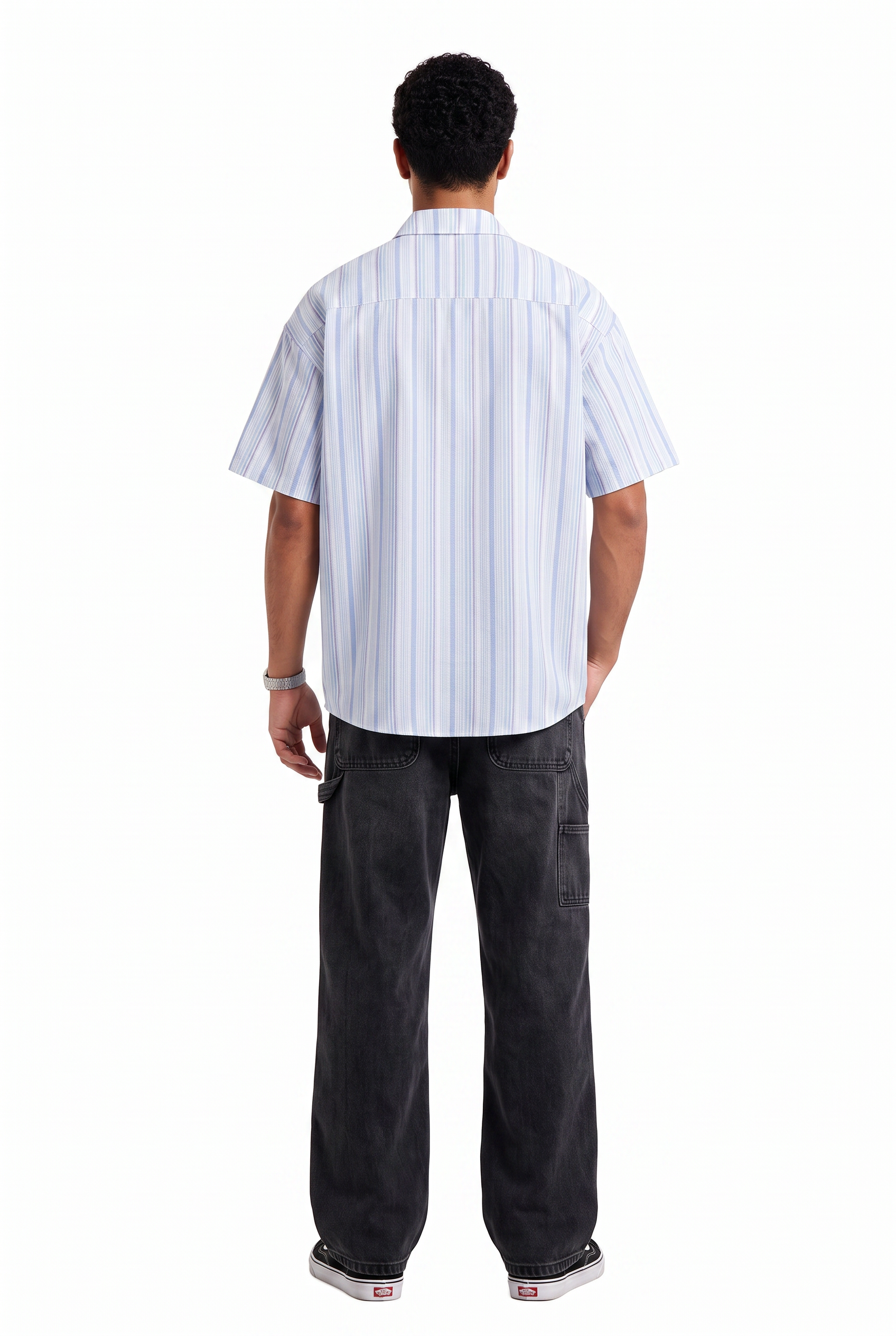 Sky Blue Chest Pocket Casual Shirt
