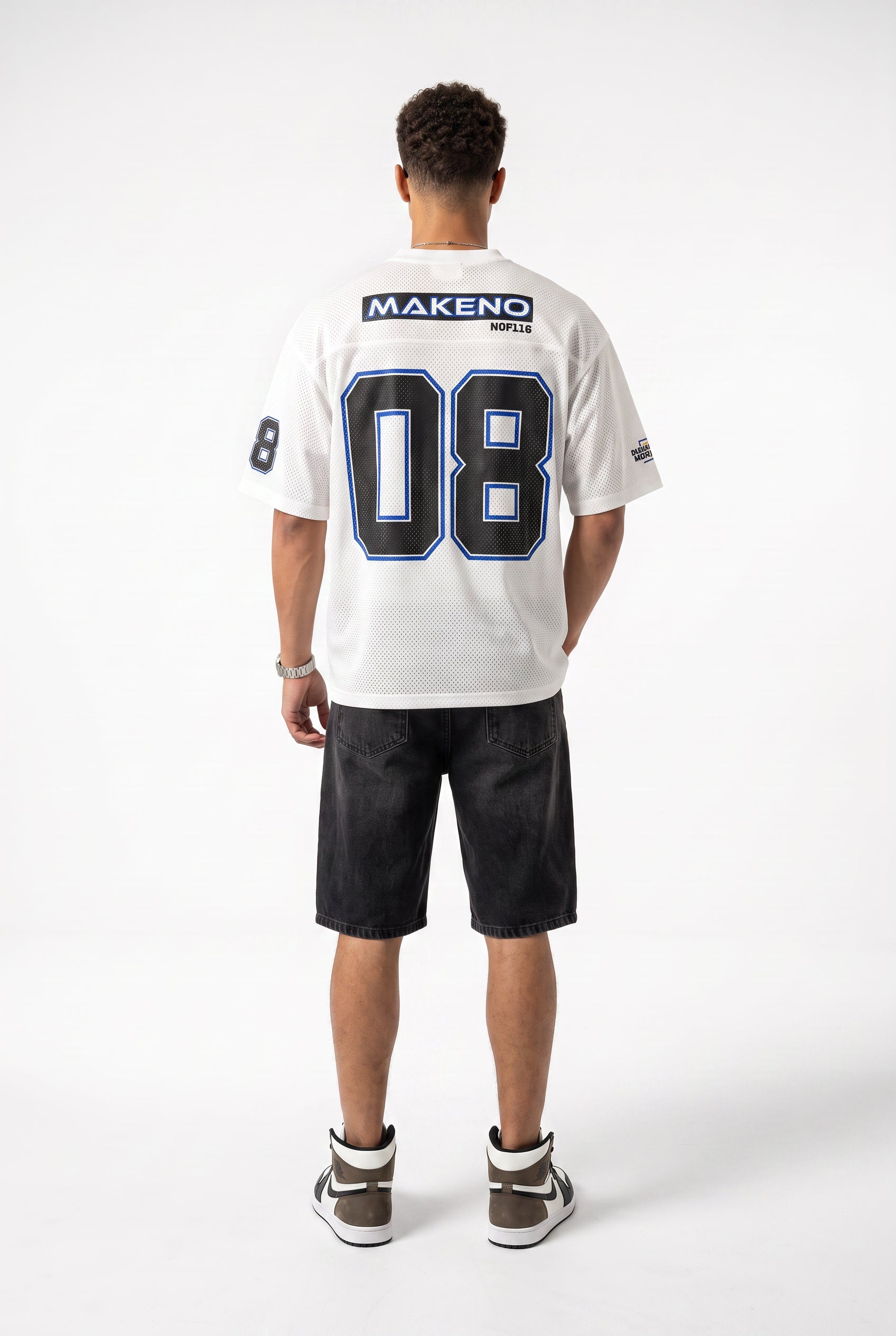 White Chest Pocket Crew Neck Tee