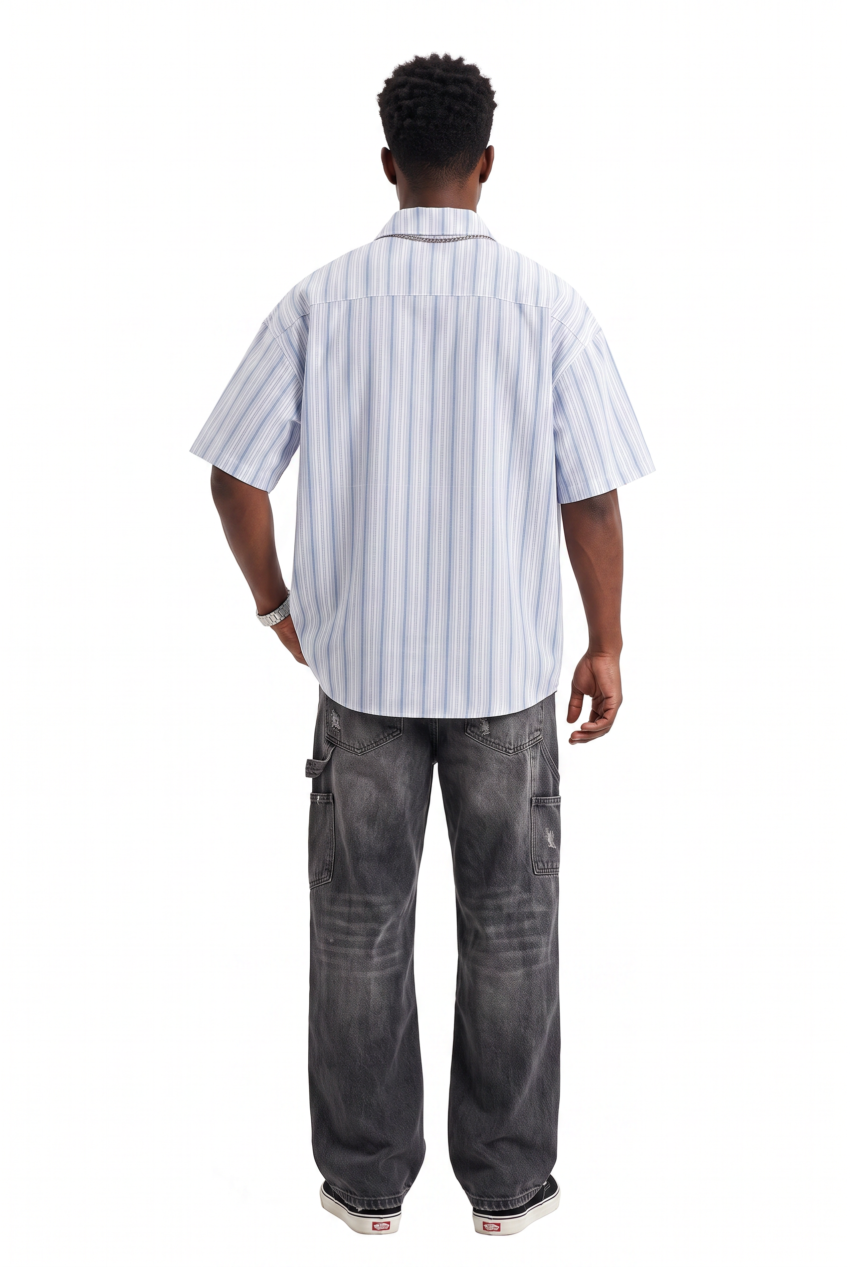 Sky Blue Chest Pocket Casual Shirt