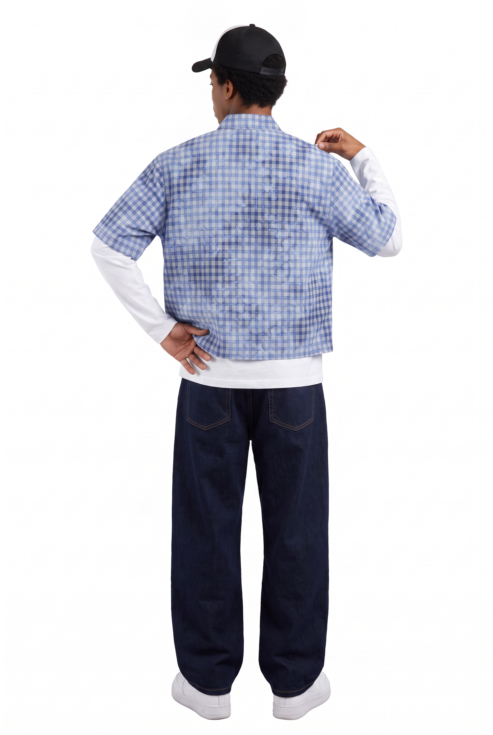 Sky Blue Chest Pocket Casual Shirt