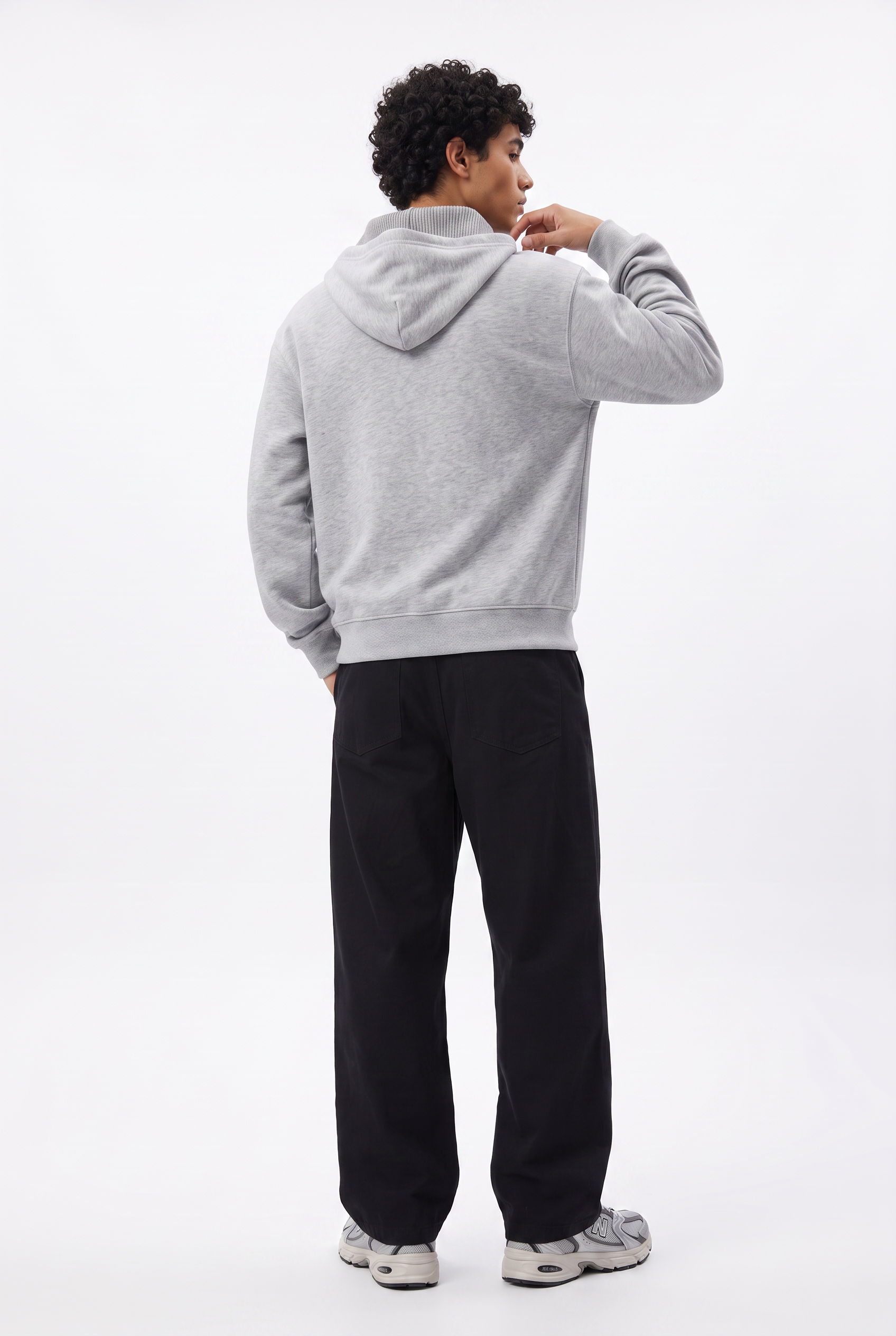 Grey Dropped Shoulder Oversized Sweatshirt