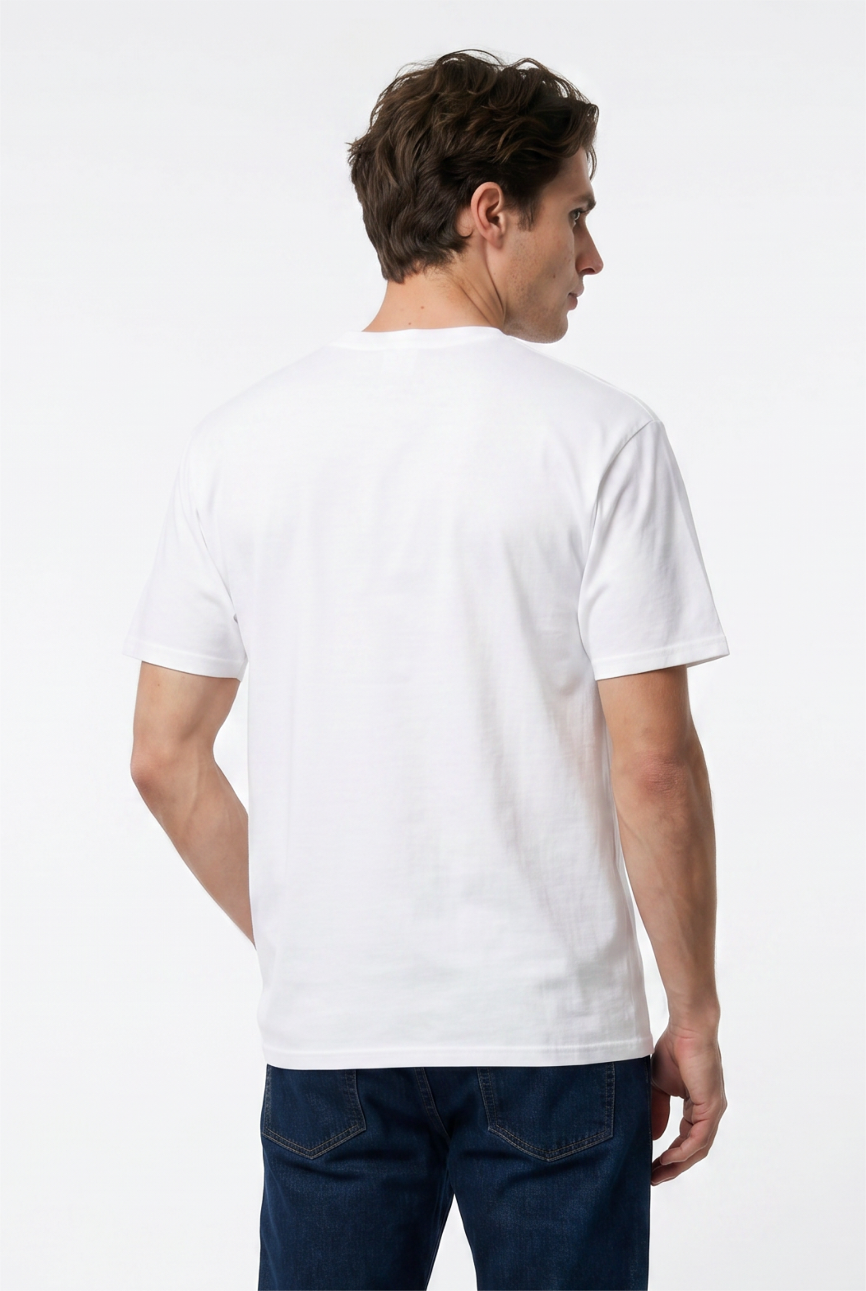 White Clean Crew Oversized Tee