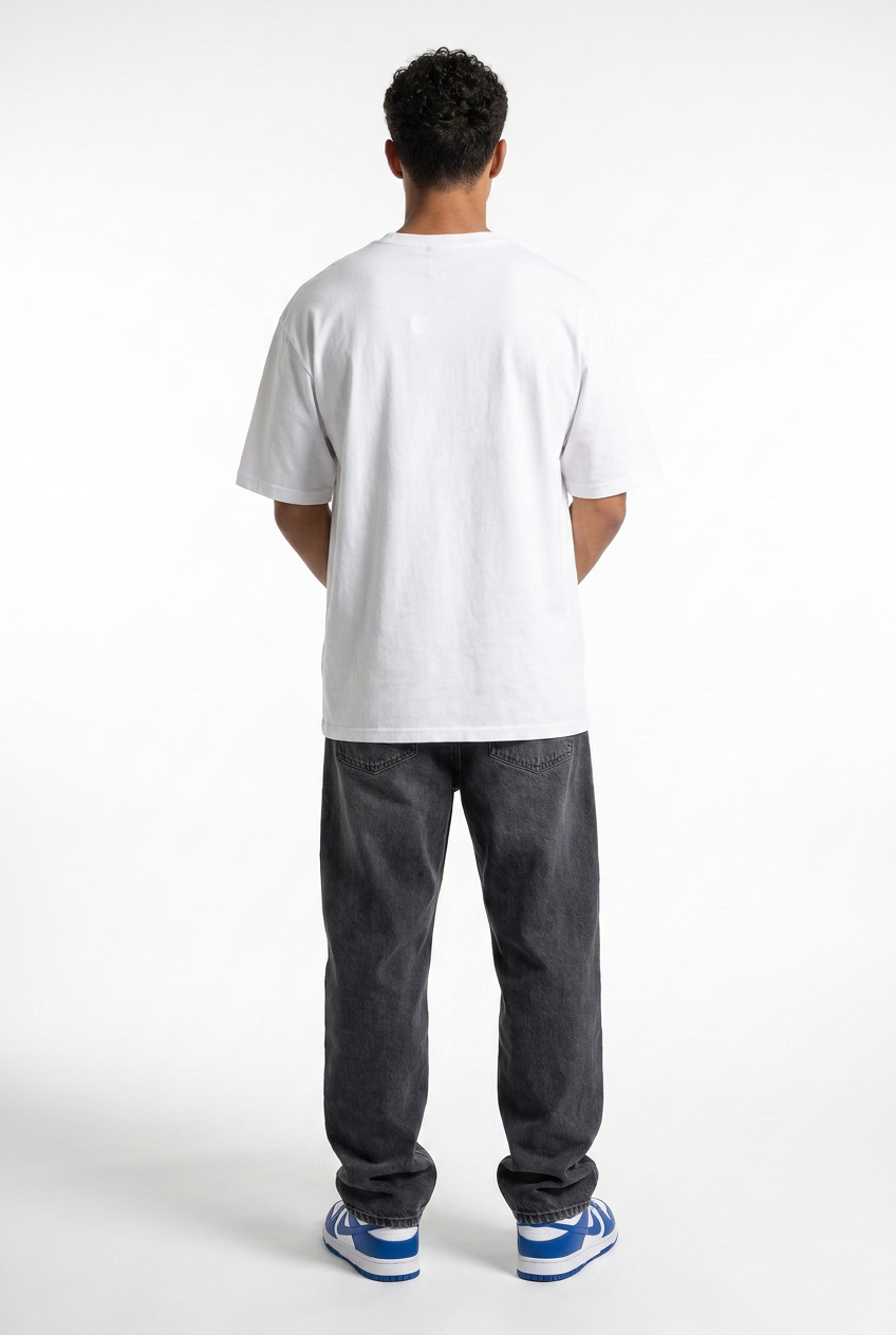 White Crew Neck Essential Tee