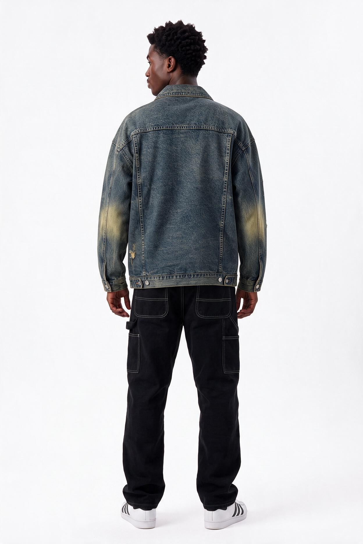 Navy Hooded Zip Jacket