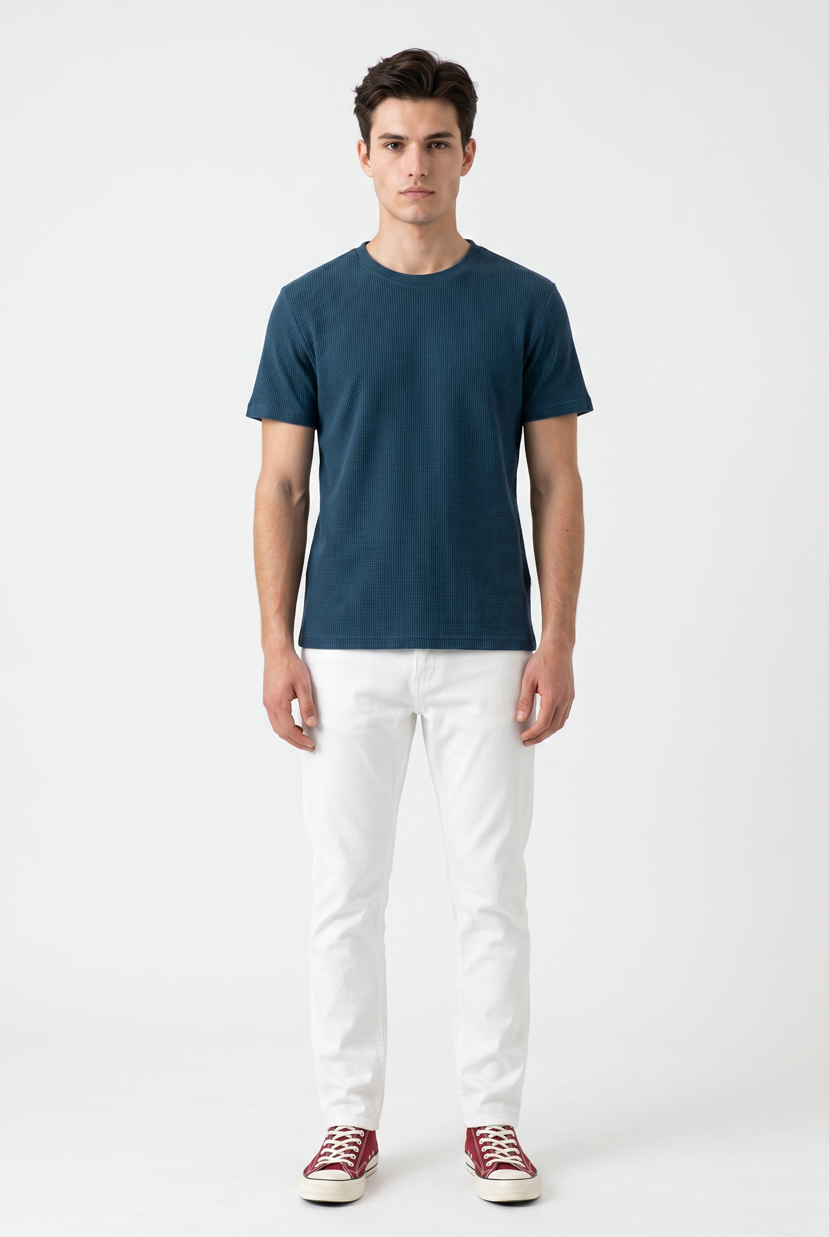 Blue Relaxed Graphic Tee