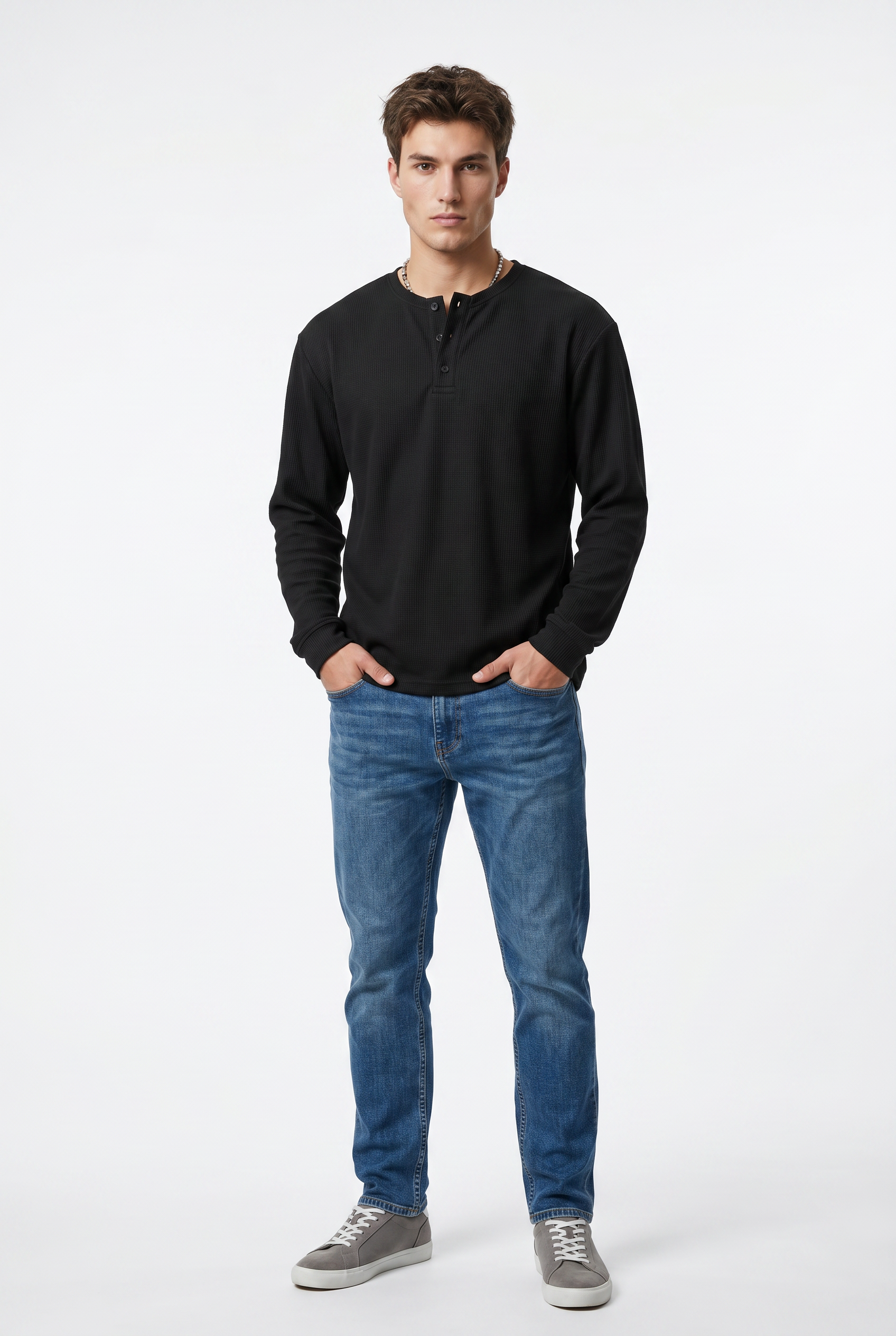 Black Relaxed Oversized Tee