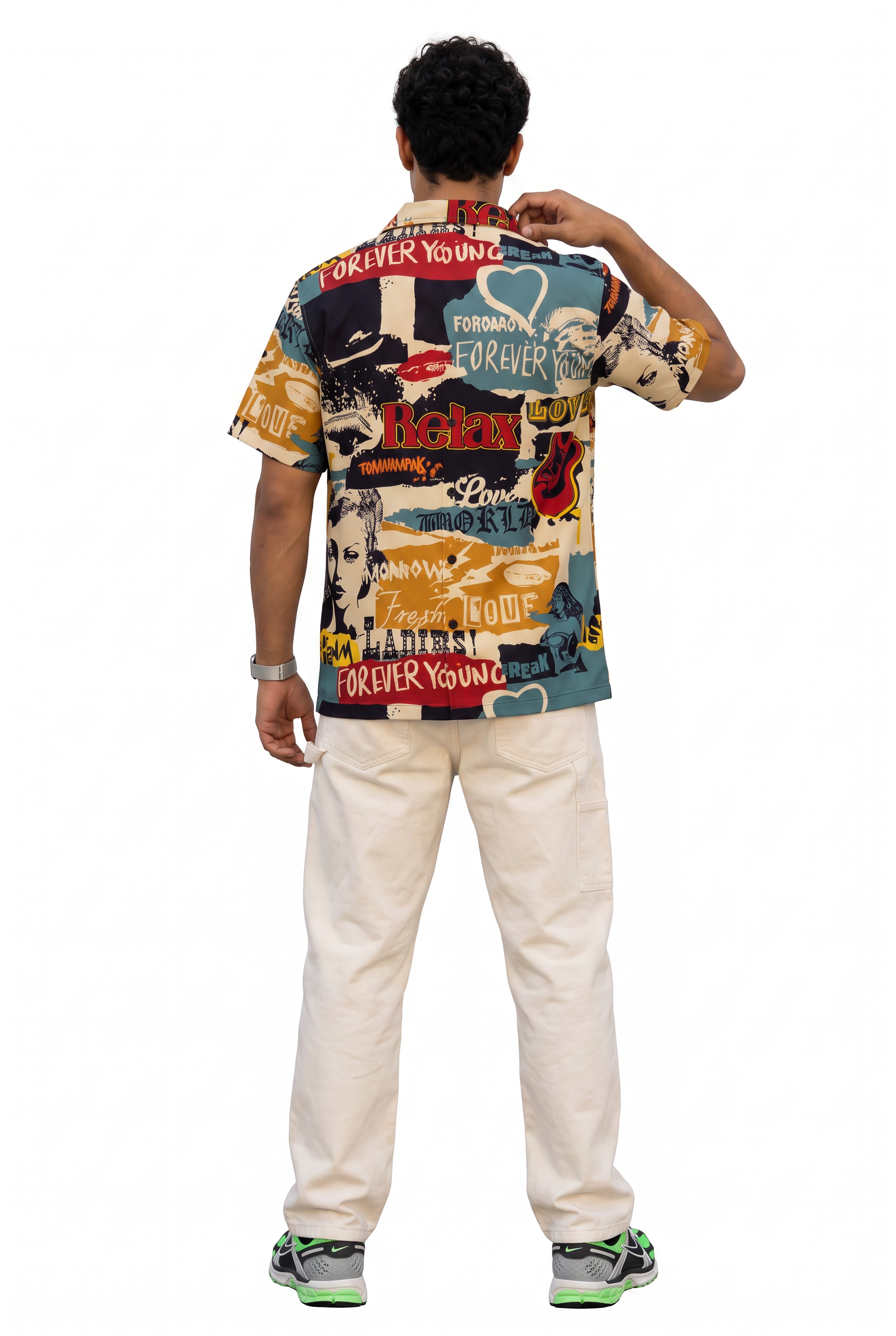 Black Chest Pocket Casual Shirt