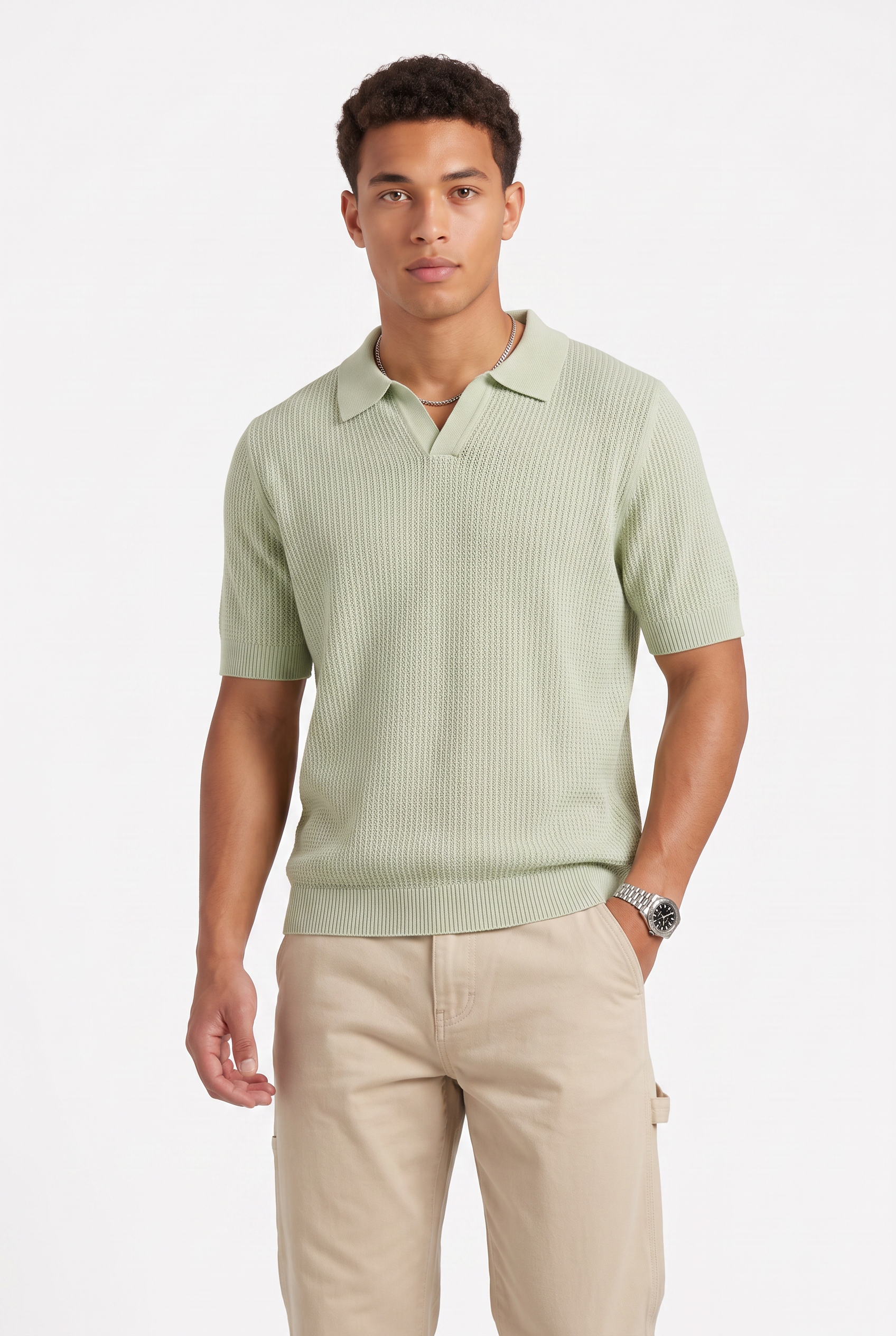 Olive Oversized Crew Neck Tee