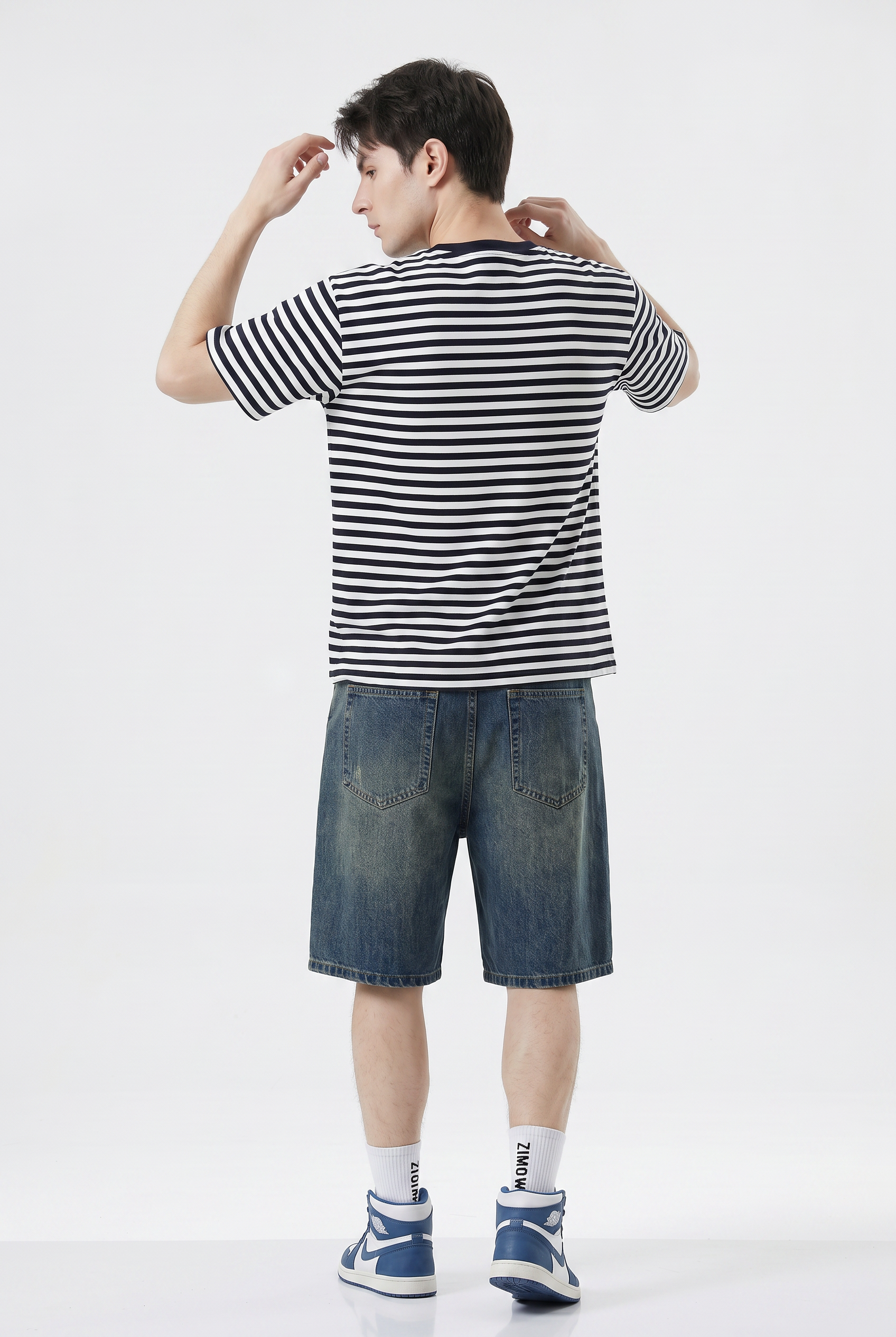 Grey Relaxed Drawstring Shorts