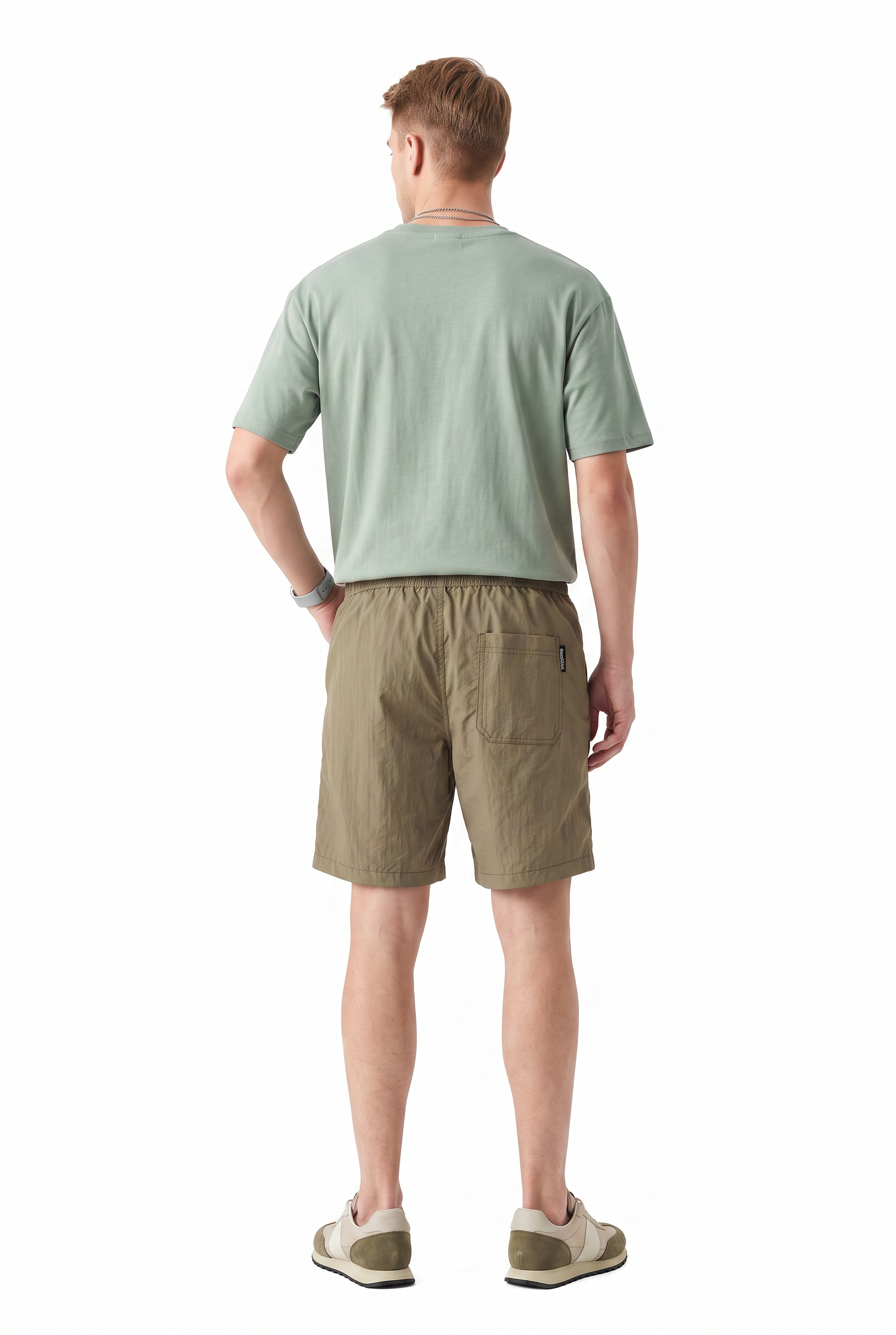 Olive Cargo Regular Shorts