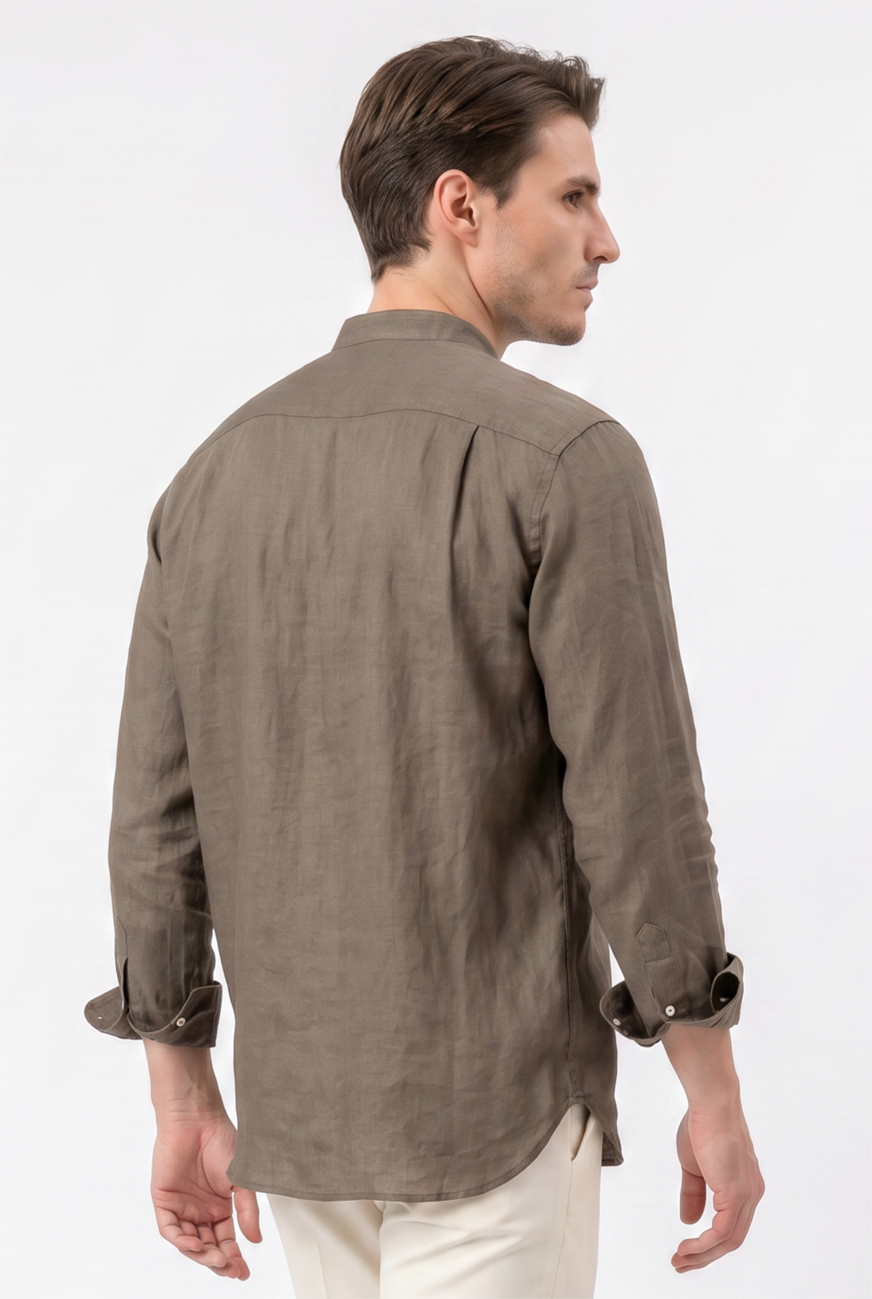 Brown Relaxed Casual Shirt