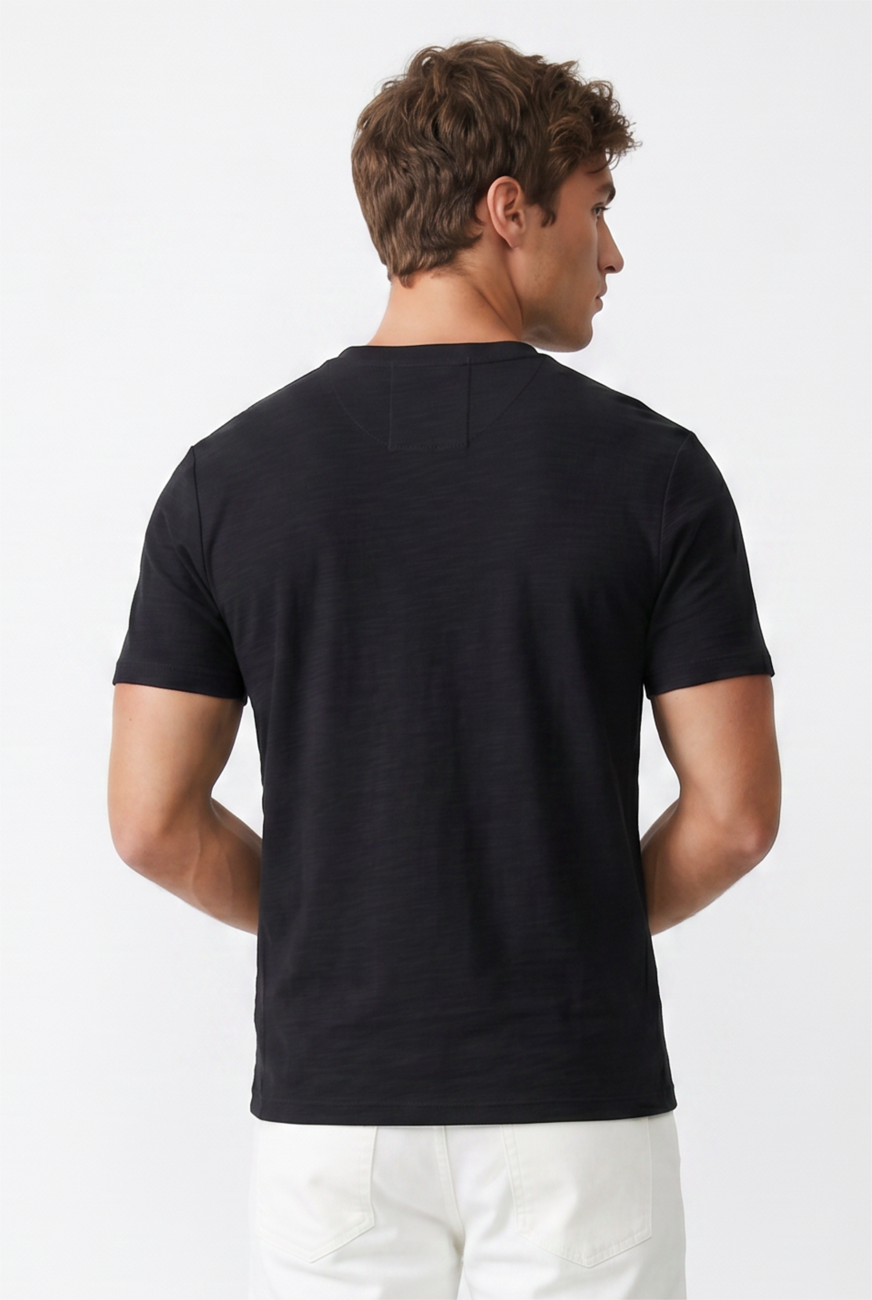 Black Relaxed Graphic Tee