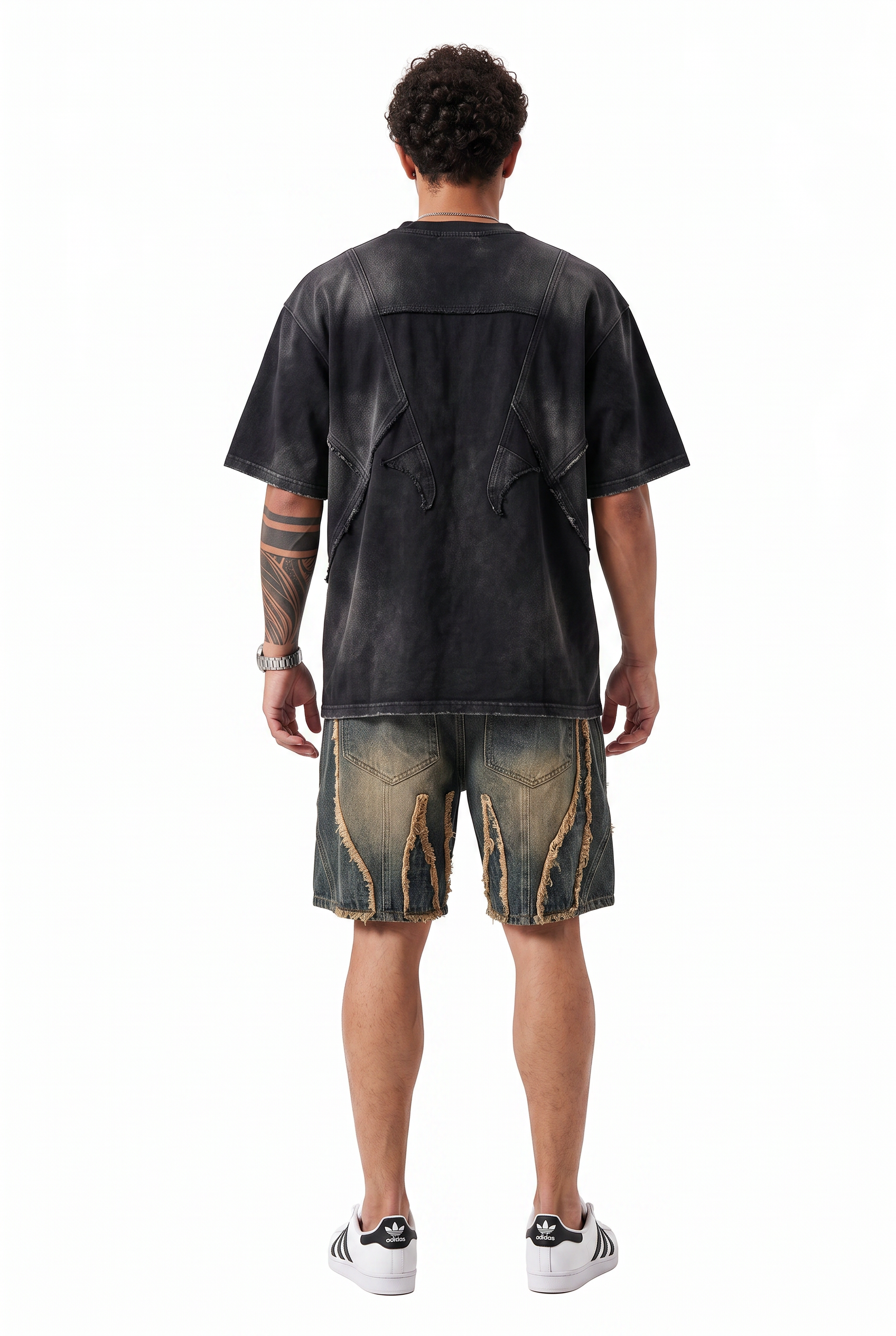 Navy Drawstring Regular Shorts
